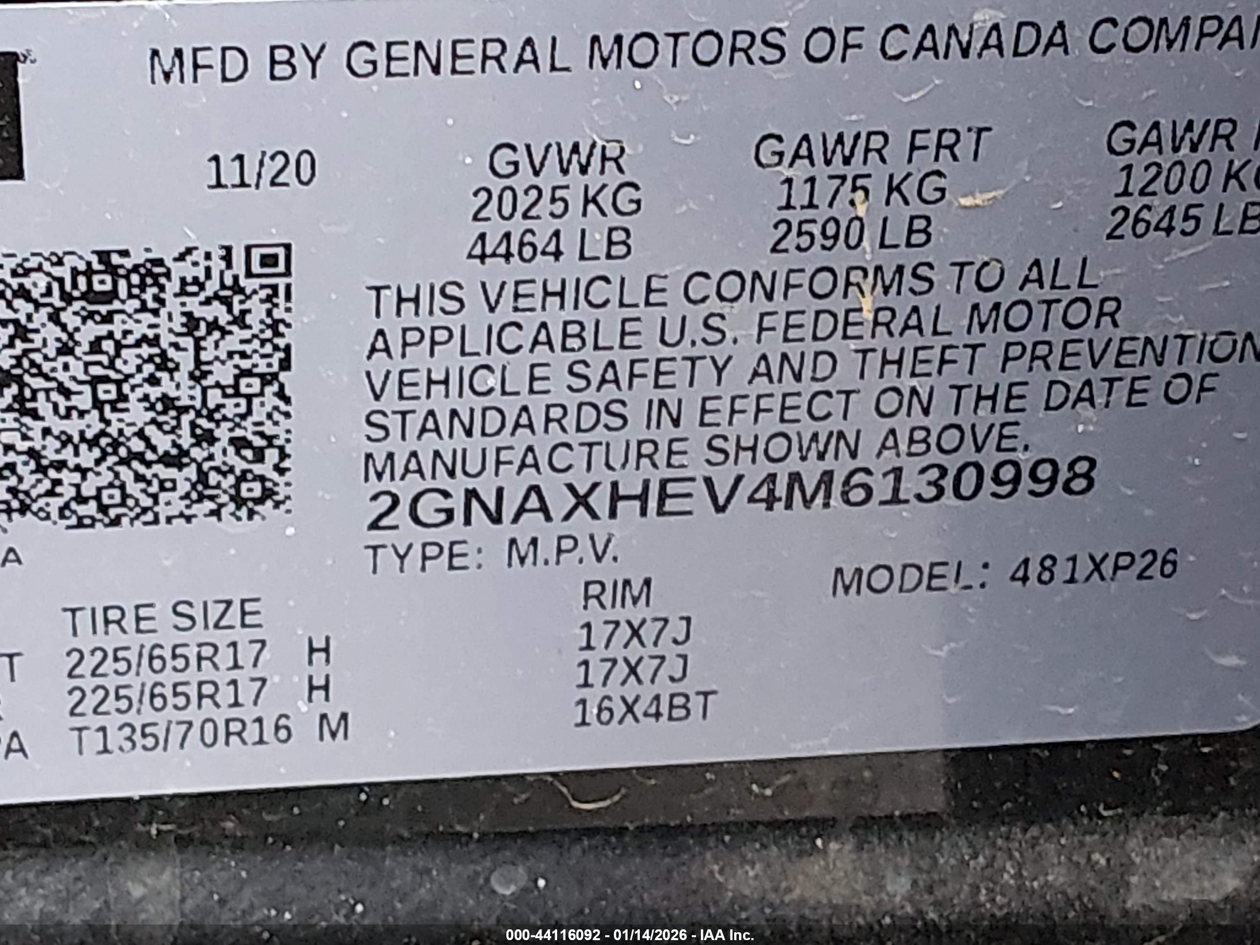 CHEVROLET EQUINOX image 9
