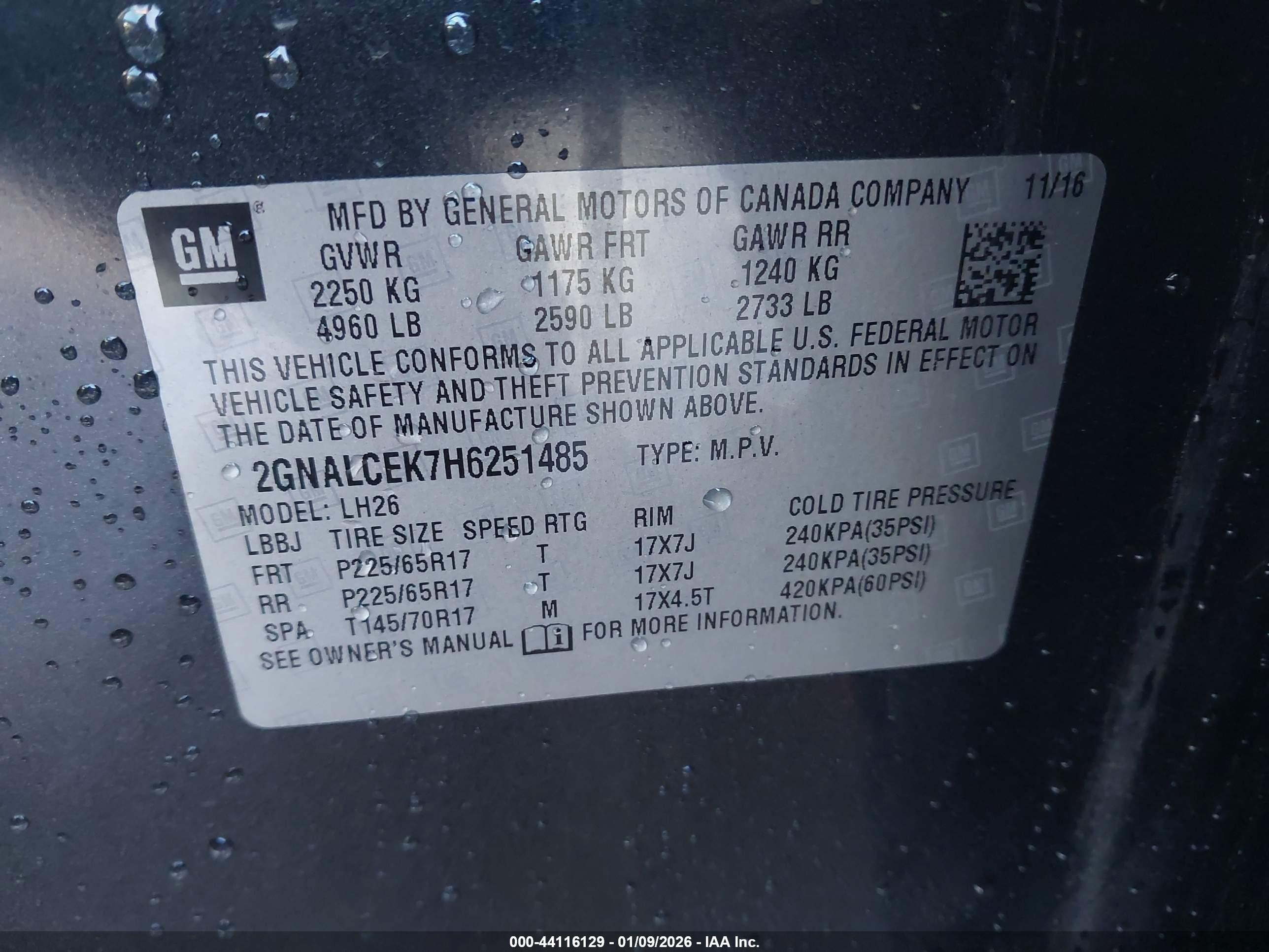 CHEVROLET EQUINOX image 9