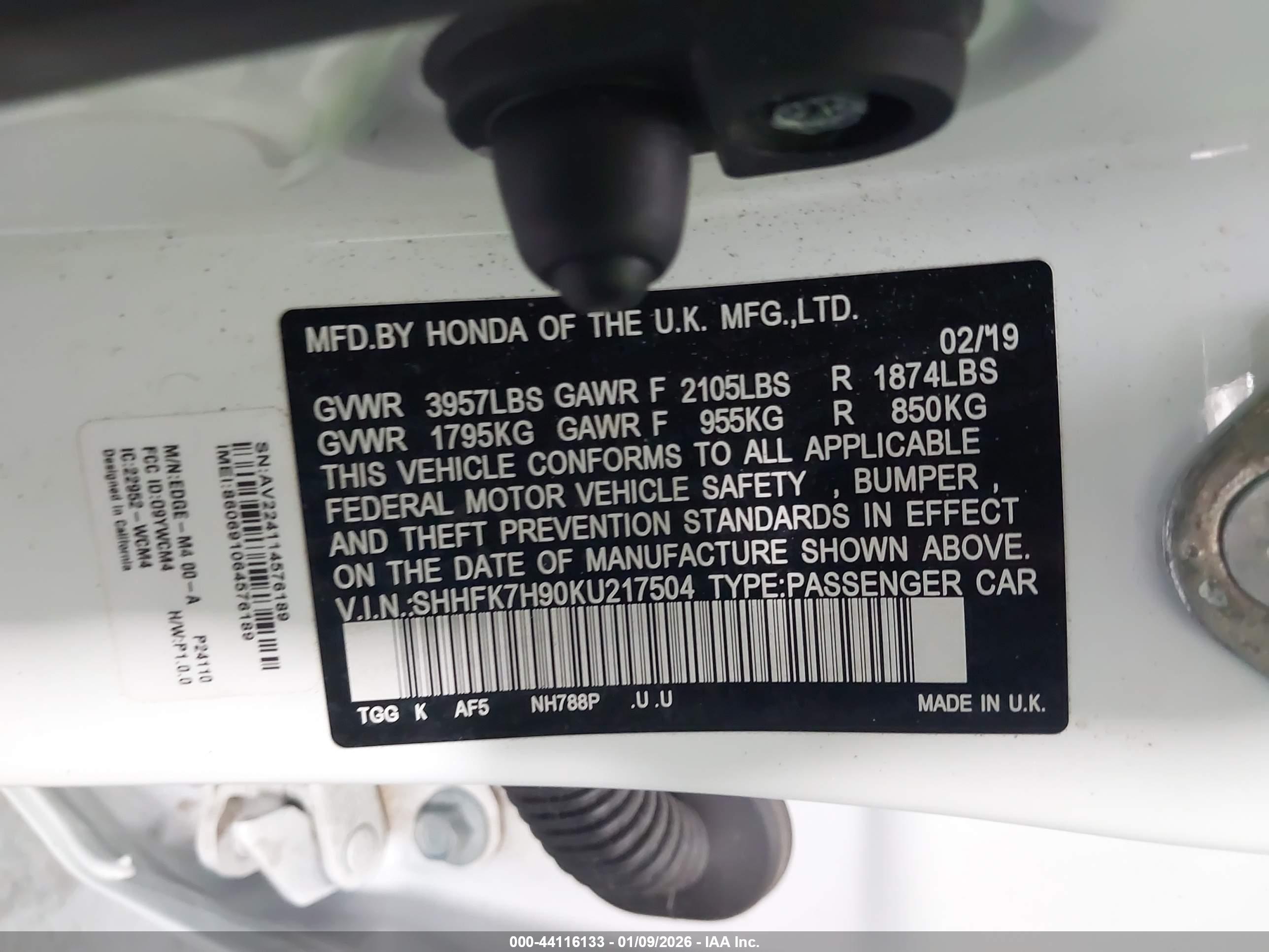 HONDA CIVIC image 9