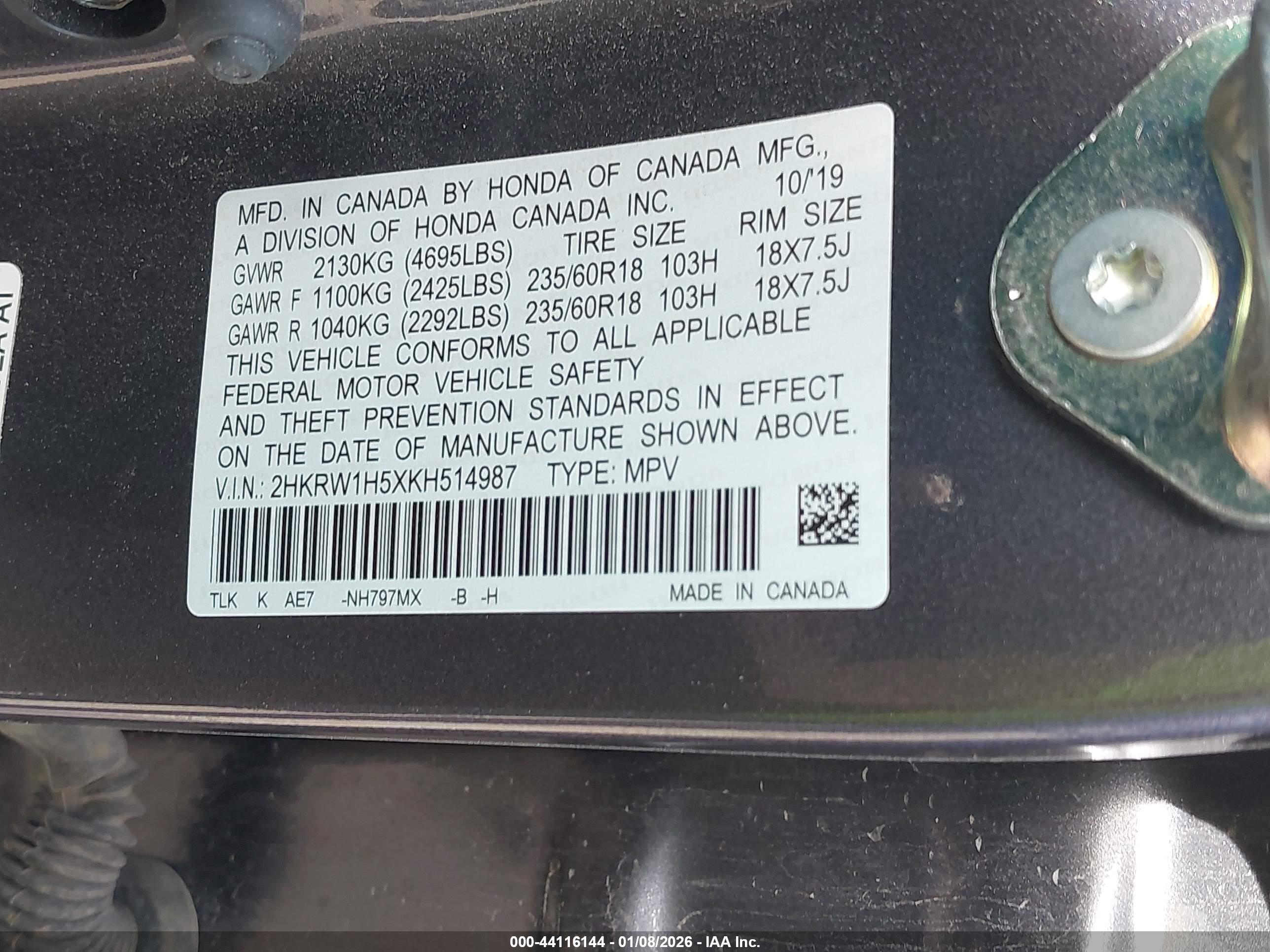 HONDA CR-V image 9