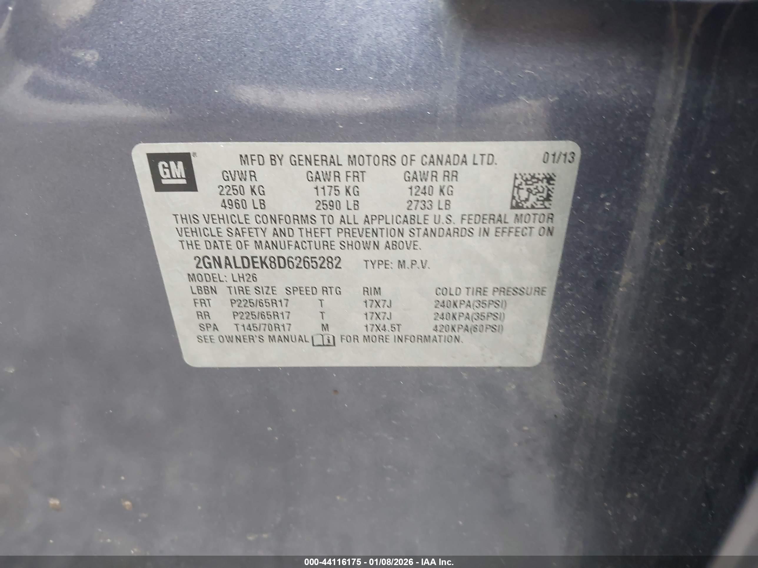 CHEVROLET EQUINOX image 9