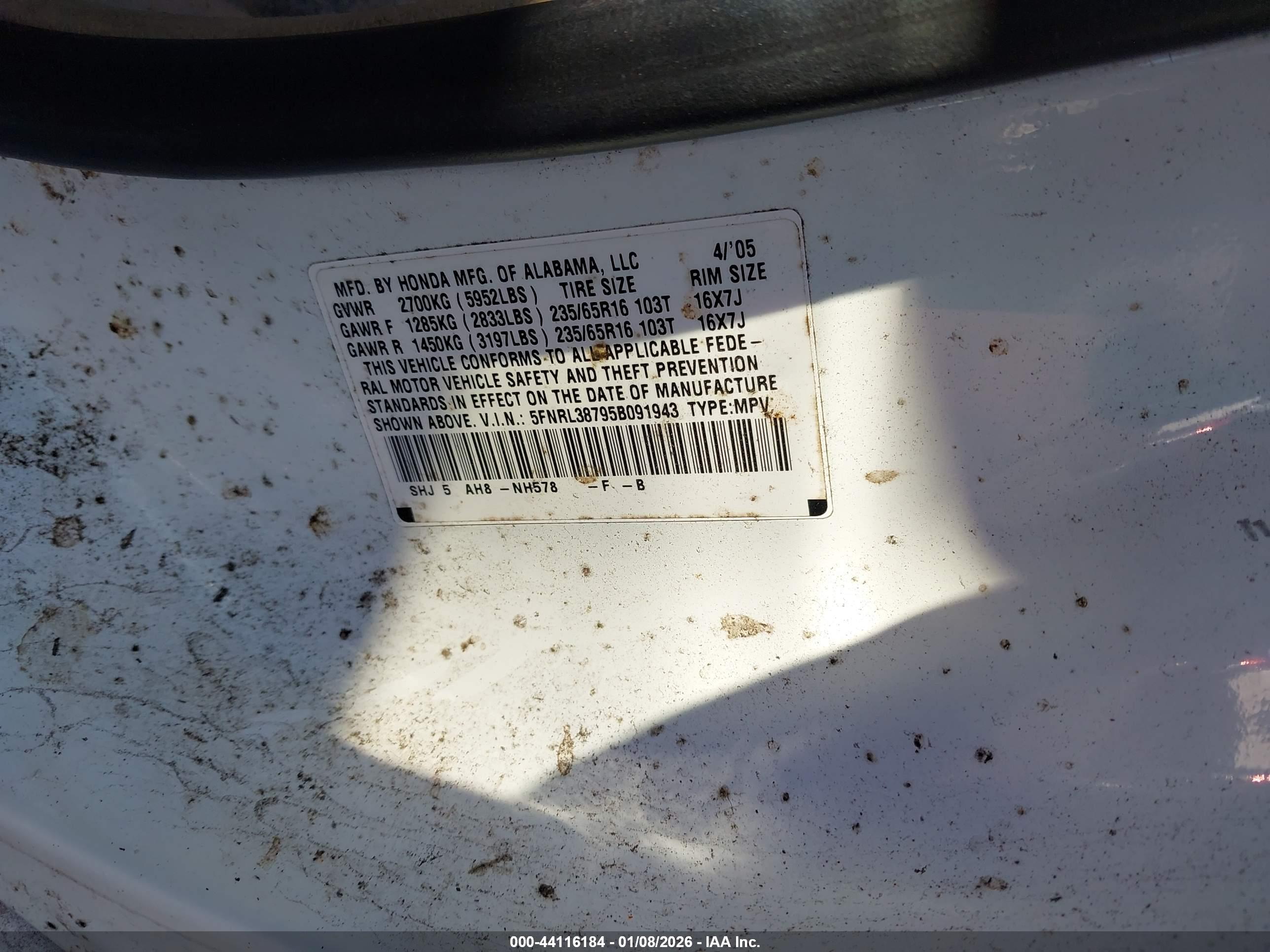 HONDA ODYSSEY image 9
