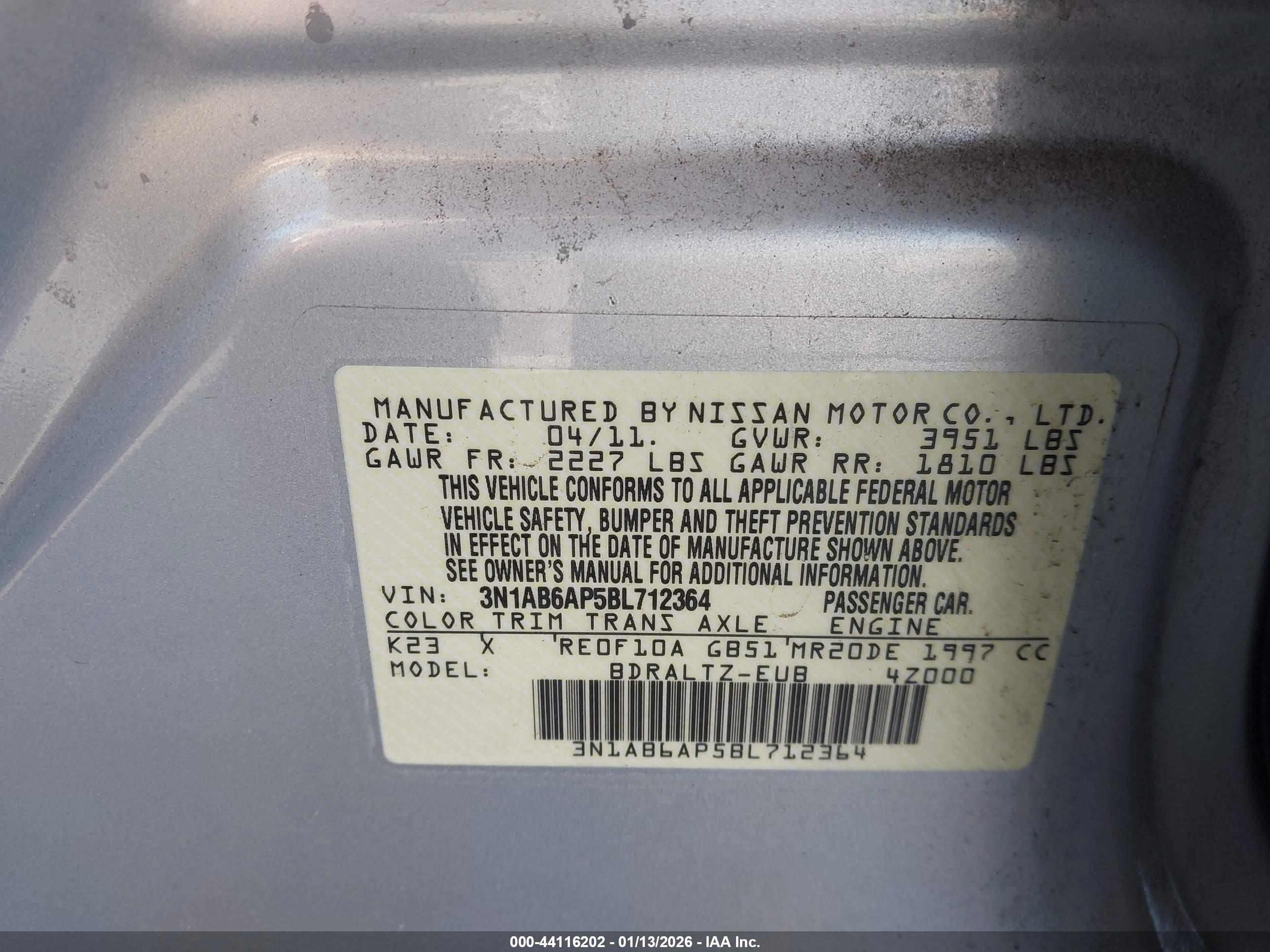 NISSAN SENTRA image 9