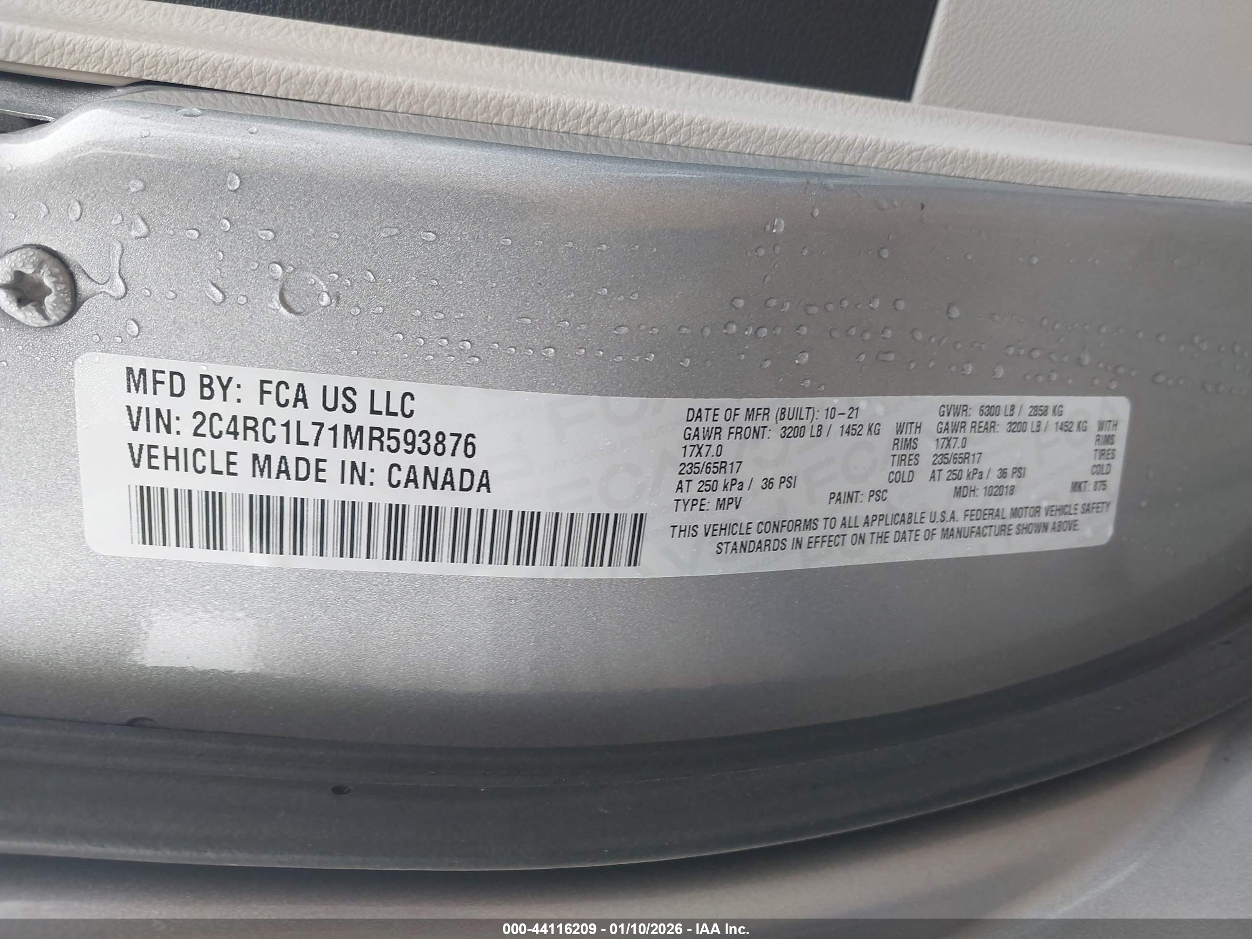 CHRYSLER PACIFICA image 9