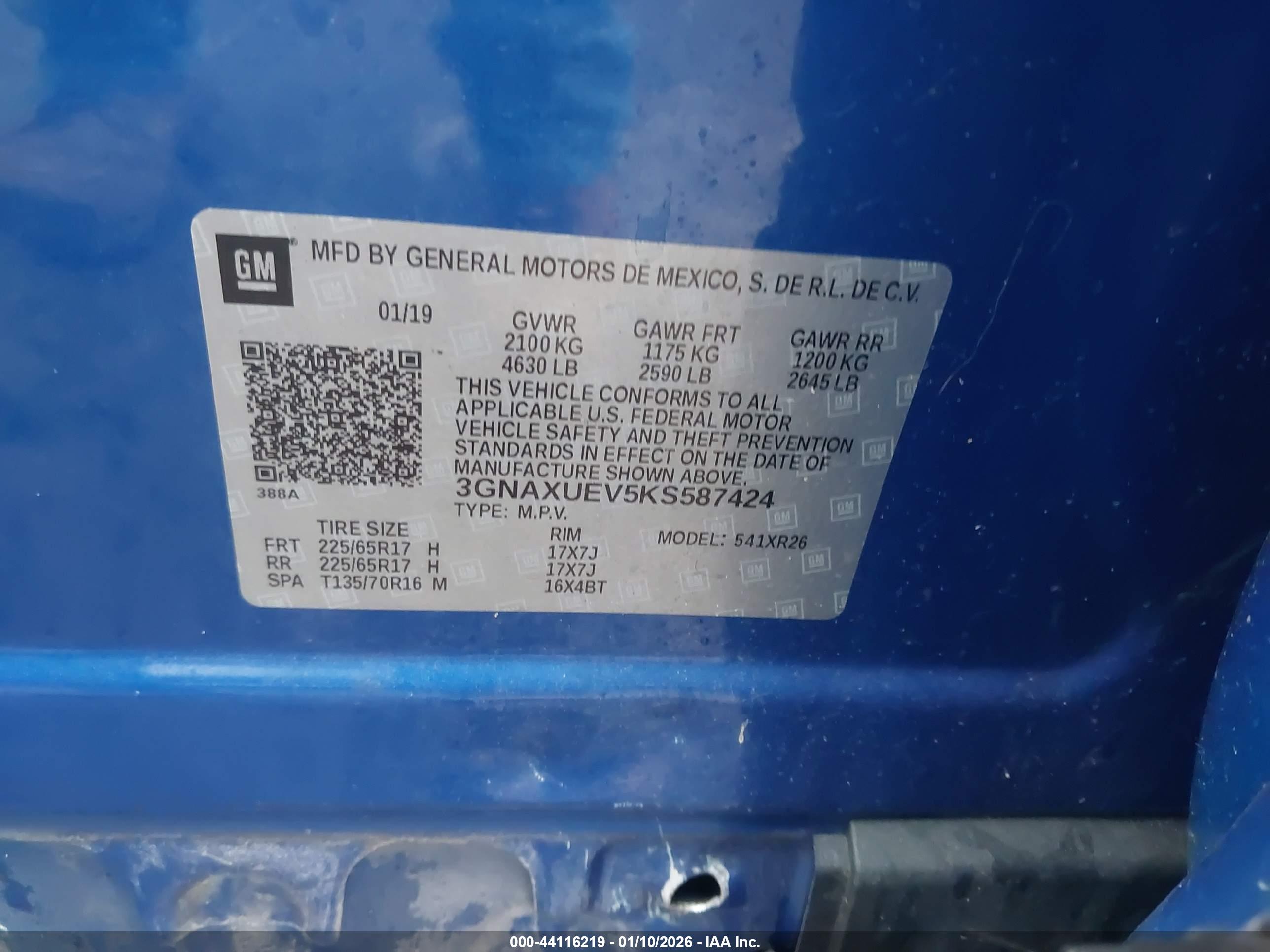 CHEVROLET EQUINOX image 9