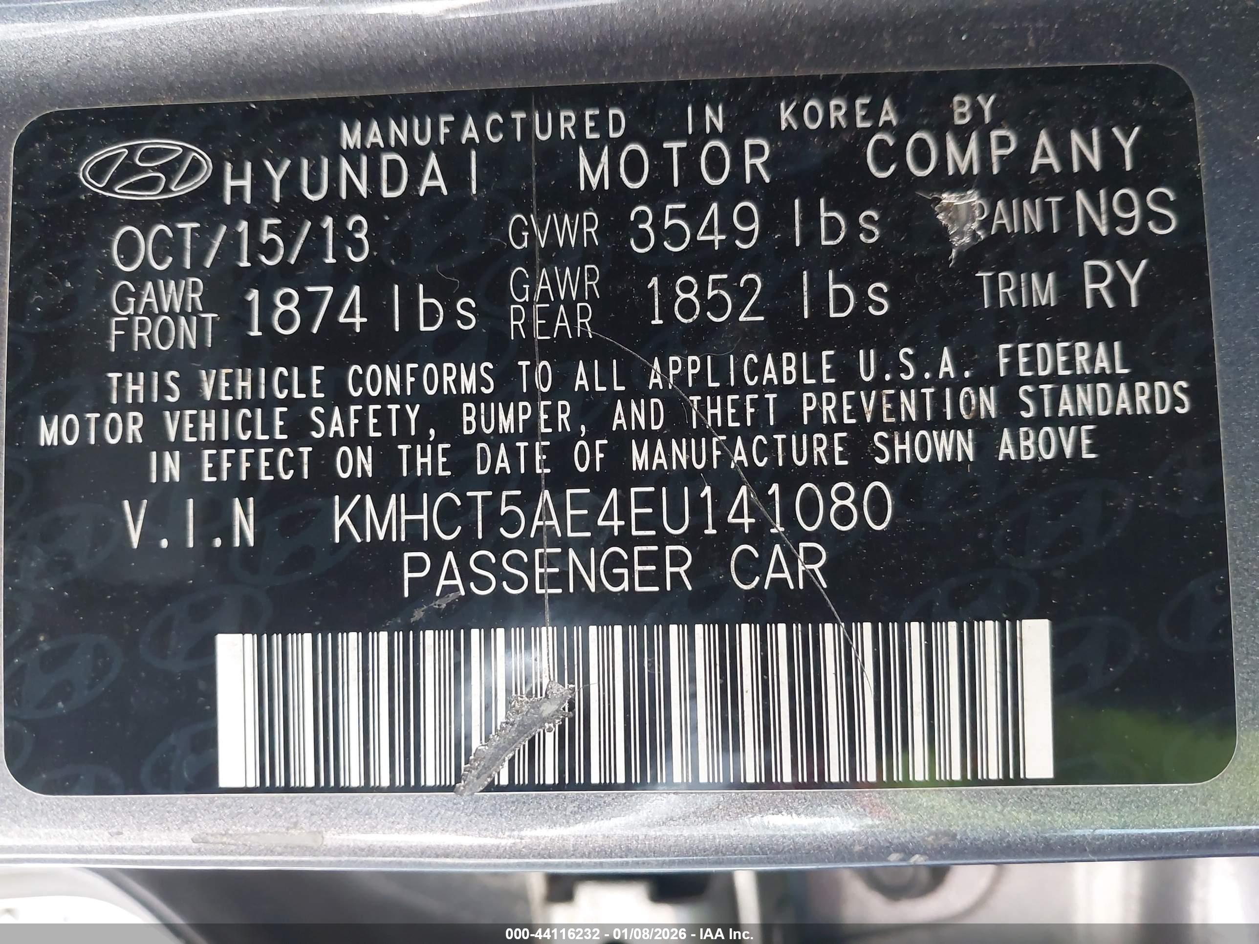 HYUNDAI ACCENT image 9
