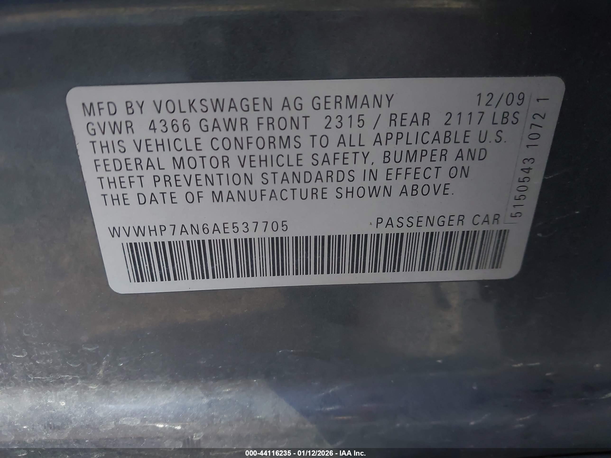 VOLKSWAGEN CC image 9