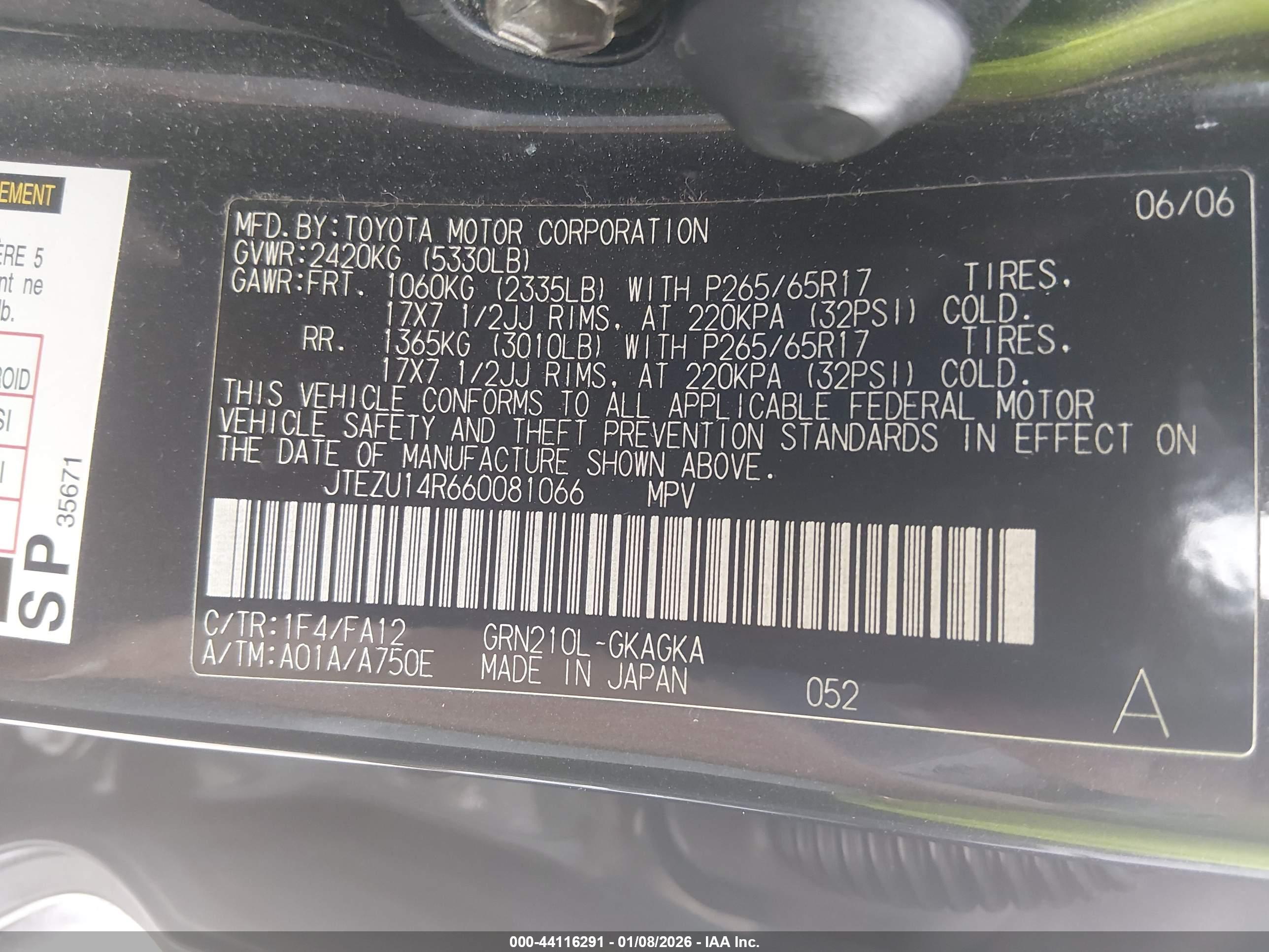 TOYOTA 4RUNNER image 9