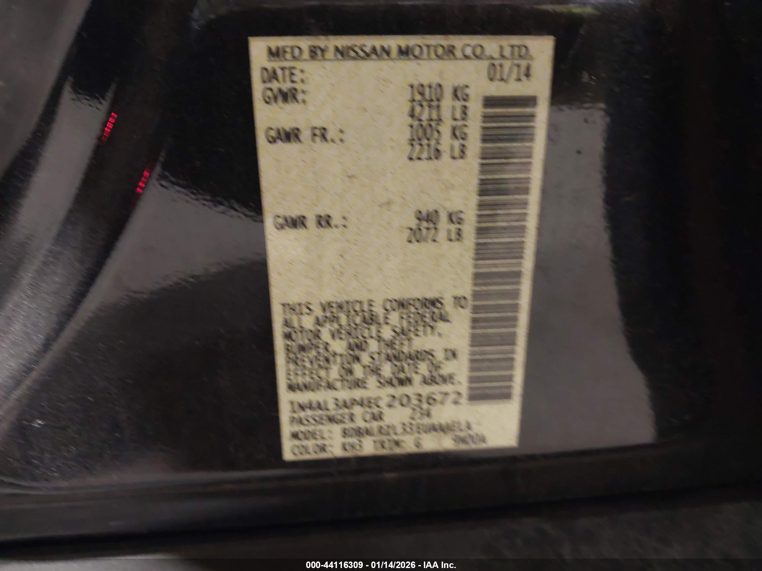 NISSAN ALTIMA image 9