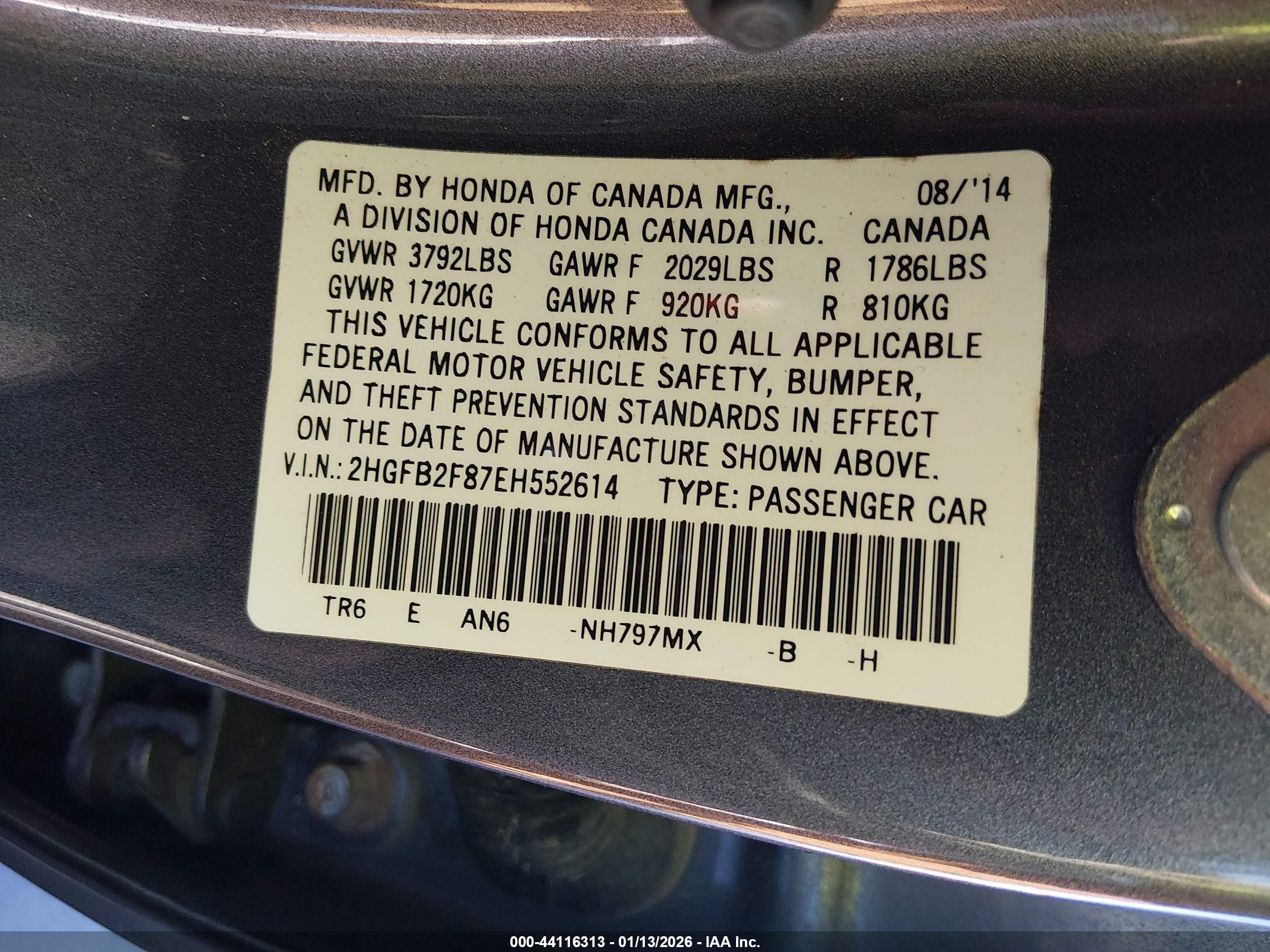 HONDA CIVIC image 9