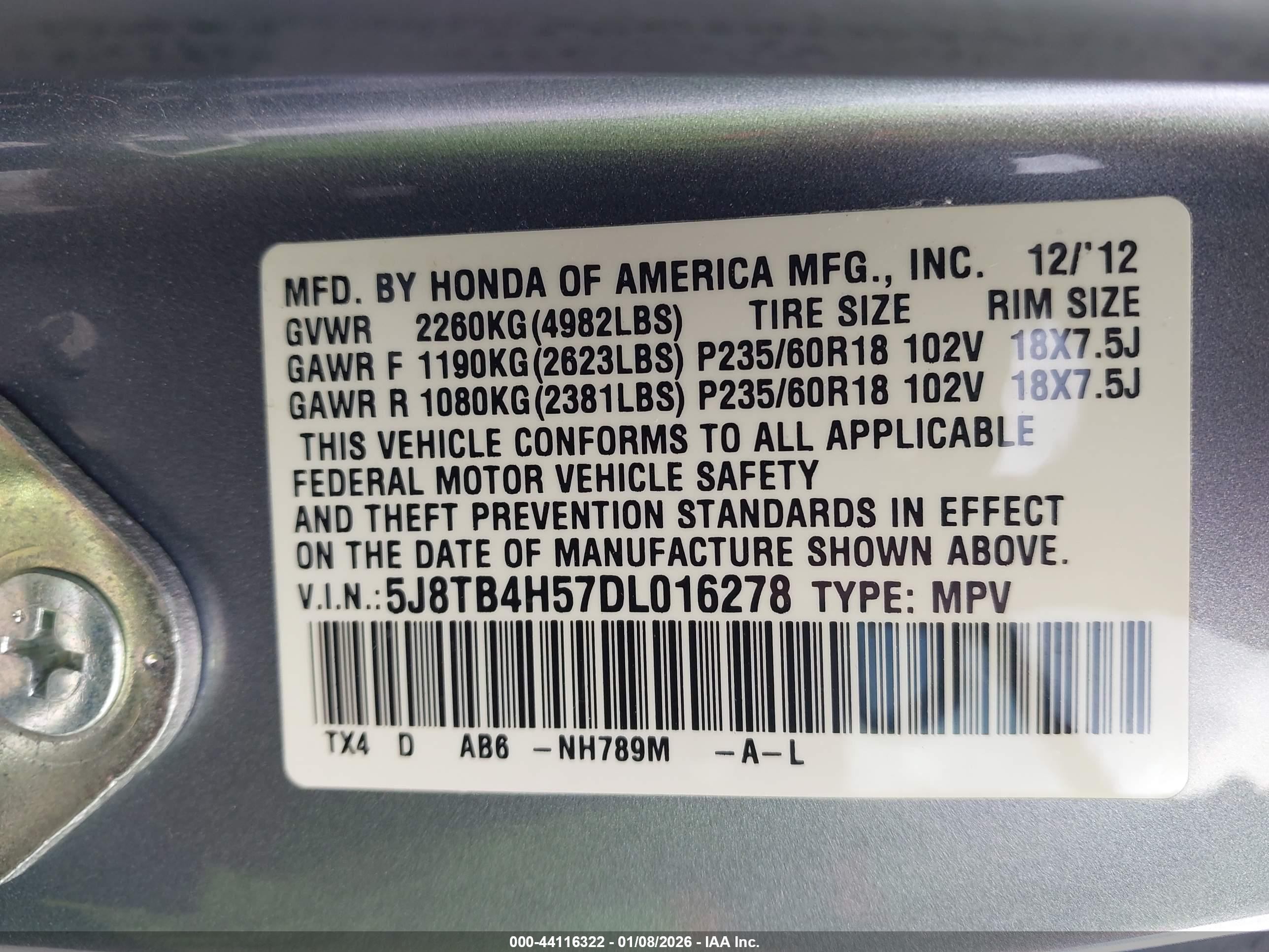 ACURA RDX image 9