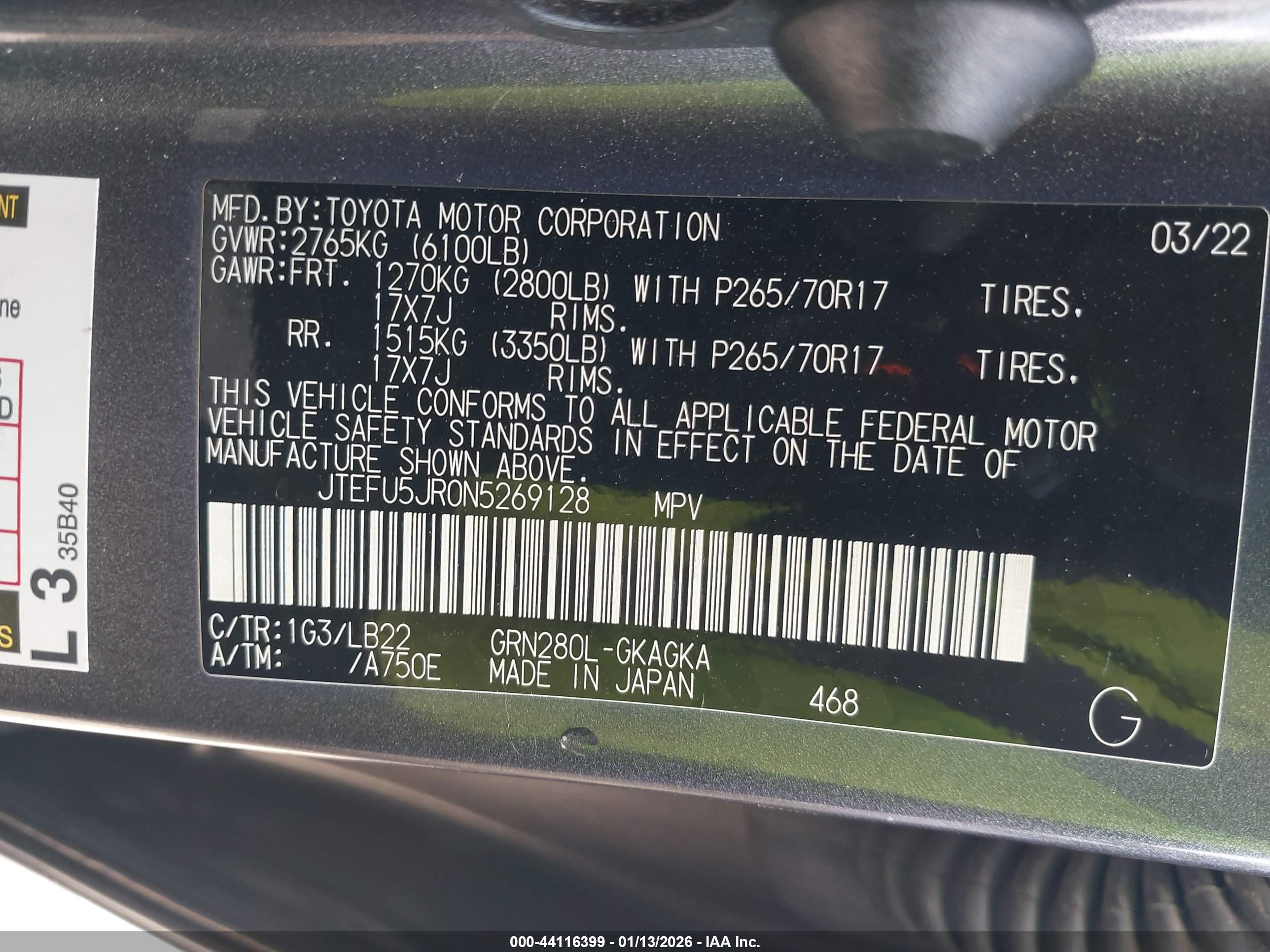 TOYOTA 4RUNNER image 9