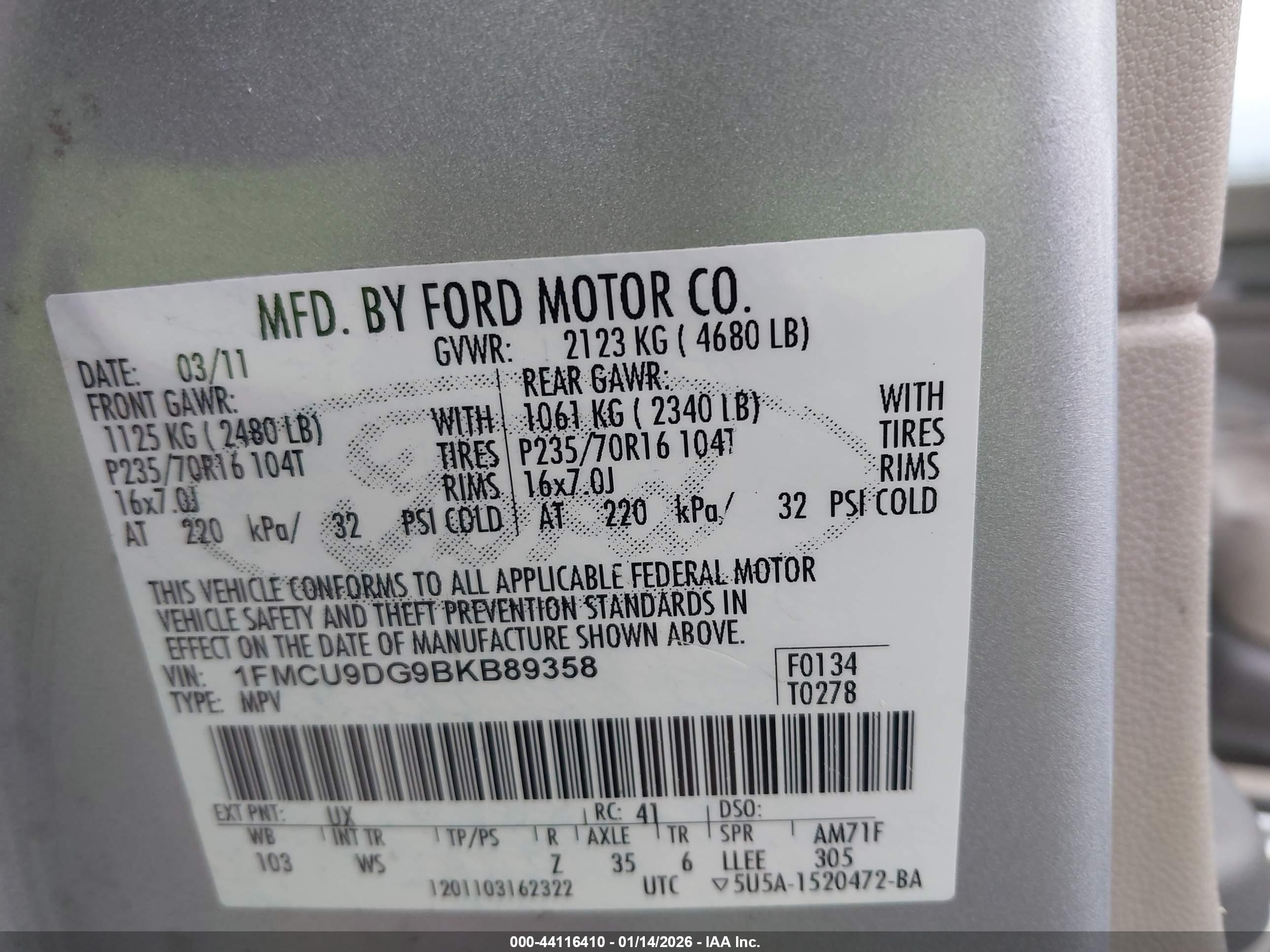 FORD ESCAPE image 9