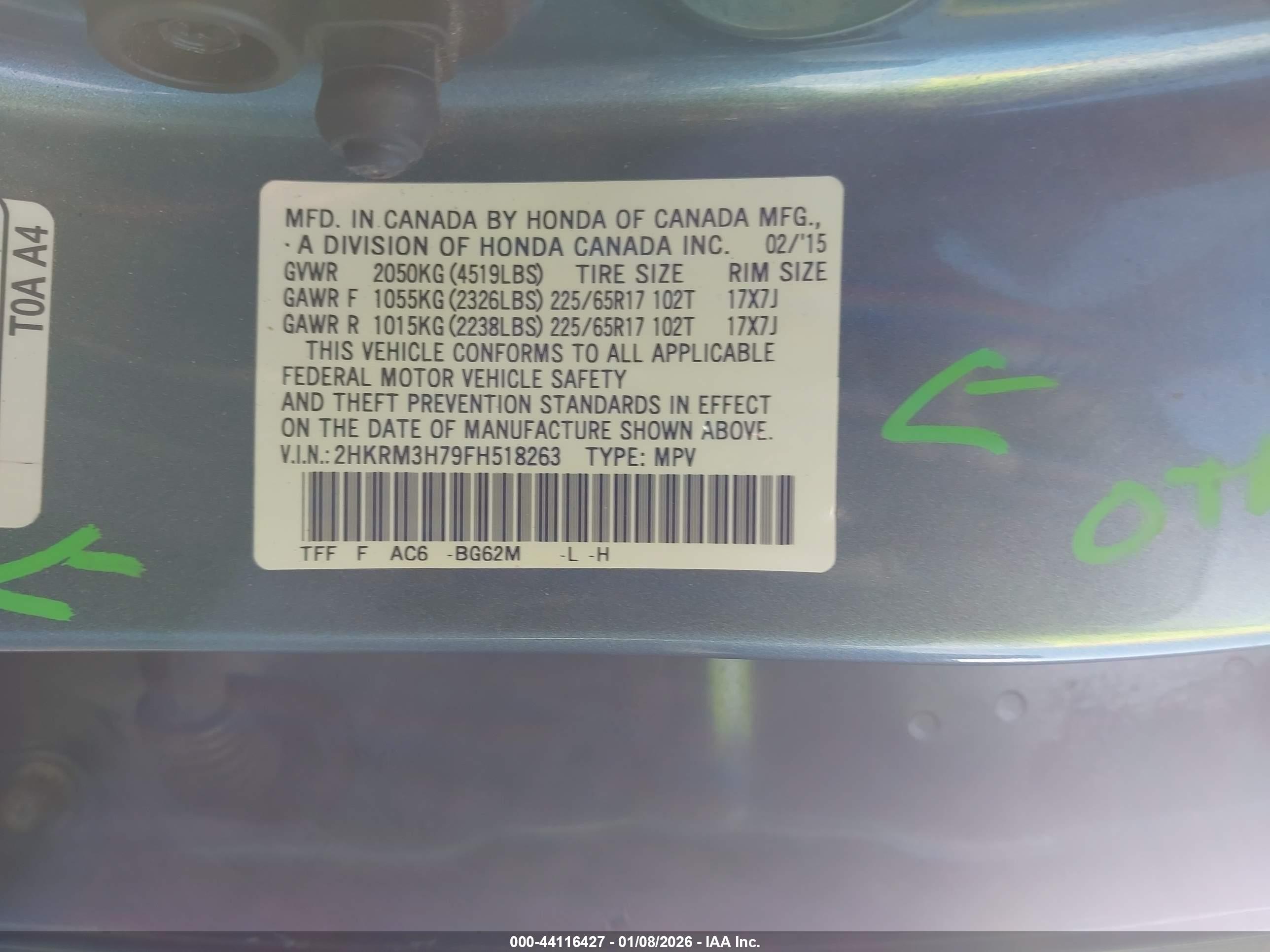 HONDA CR-V image 9