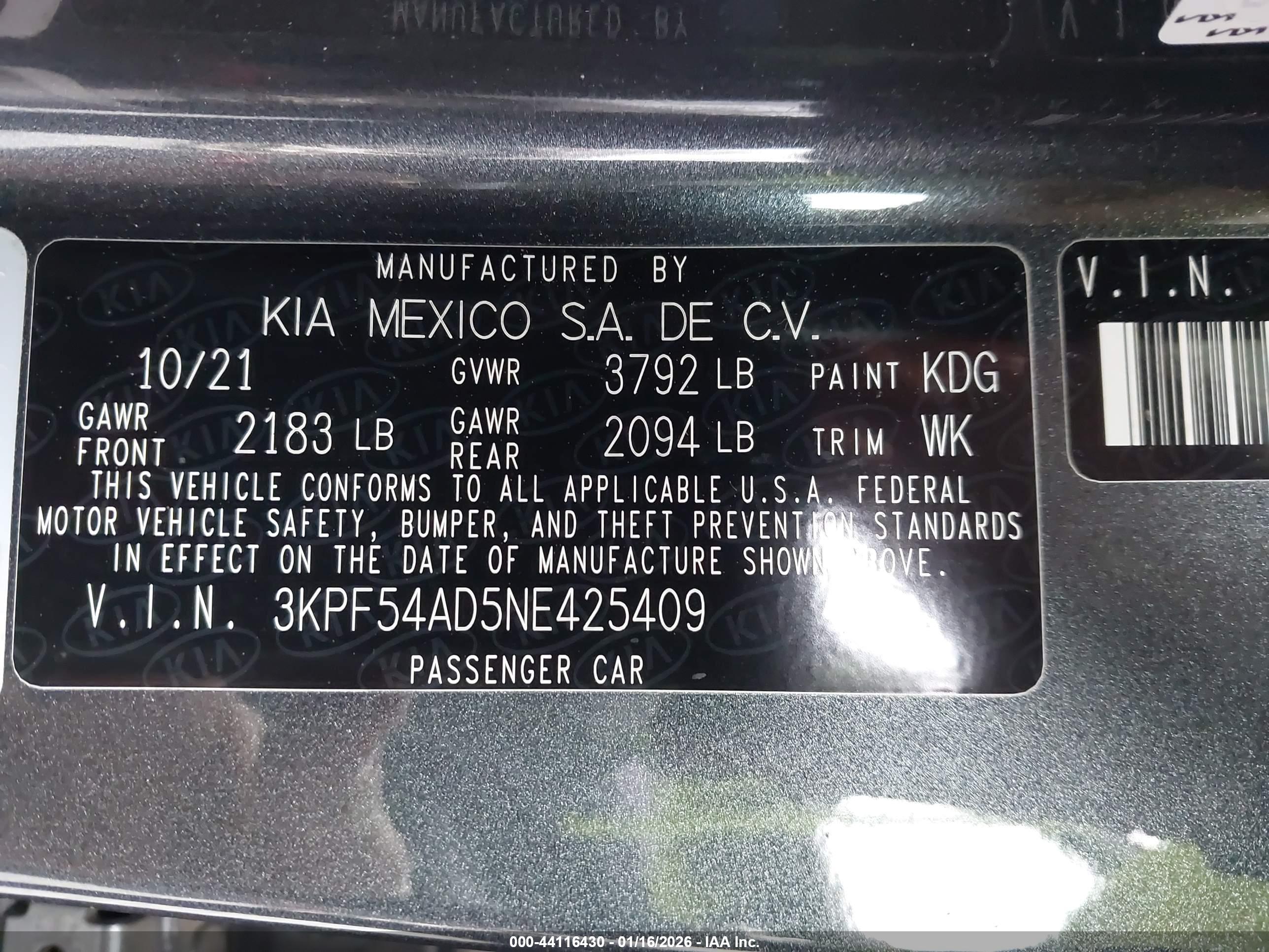 KIA FORTE image 9