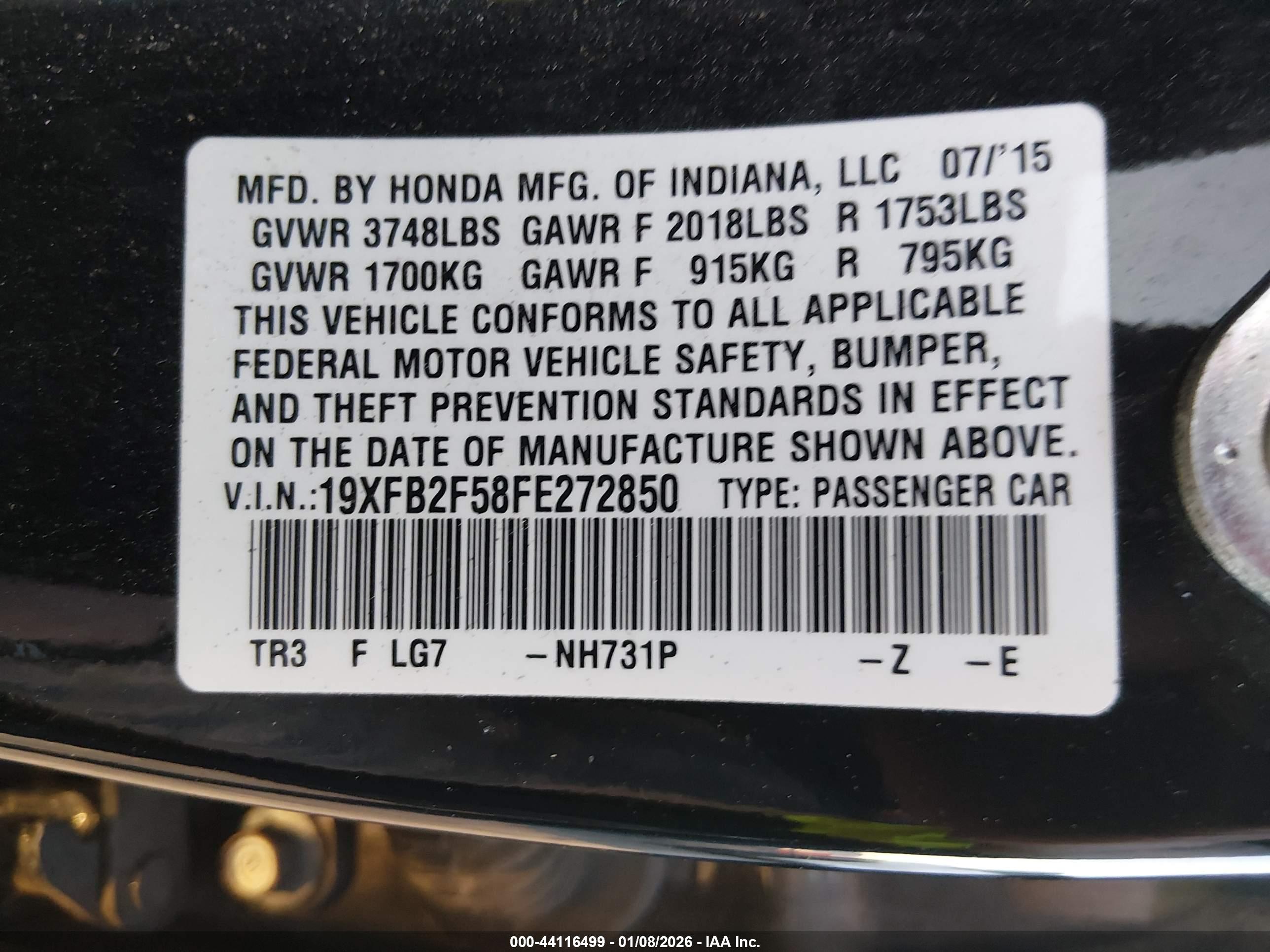 HONDA CIVIC image 9