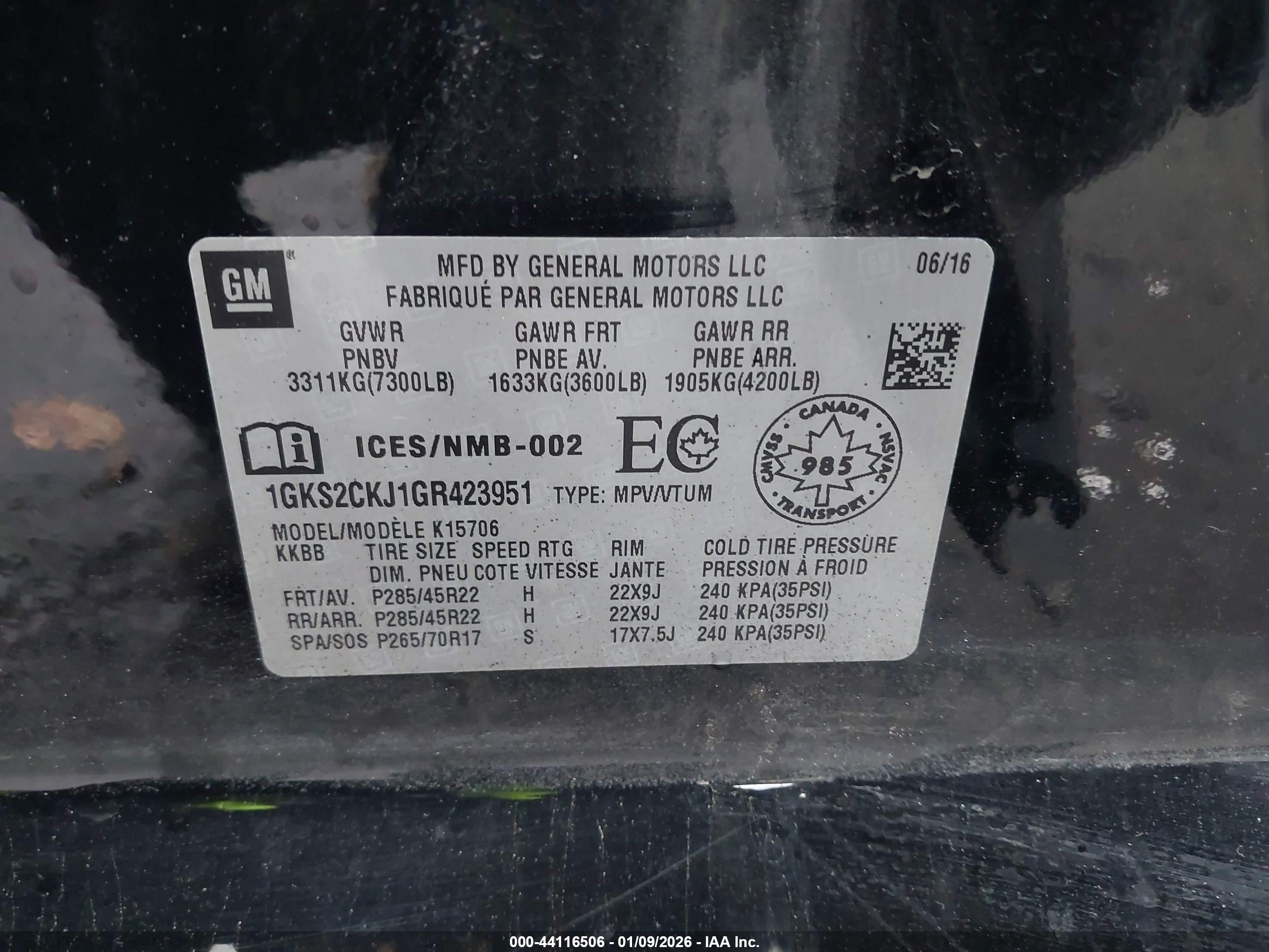 GMC YUKON image 9