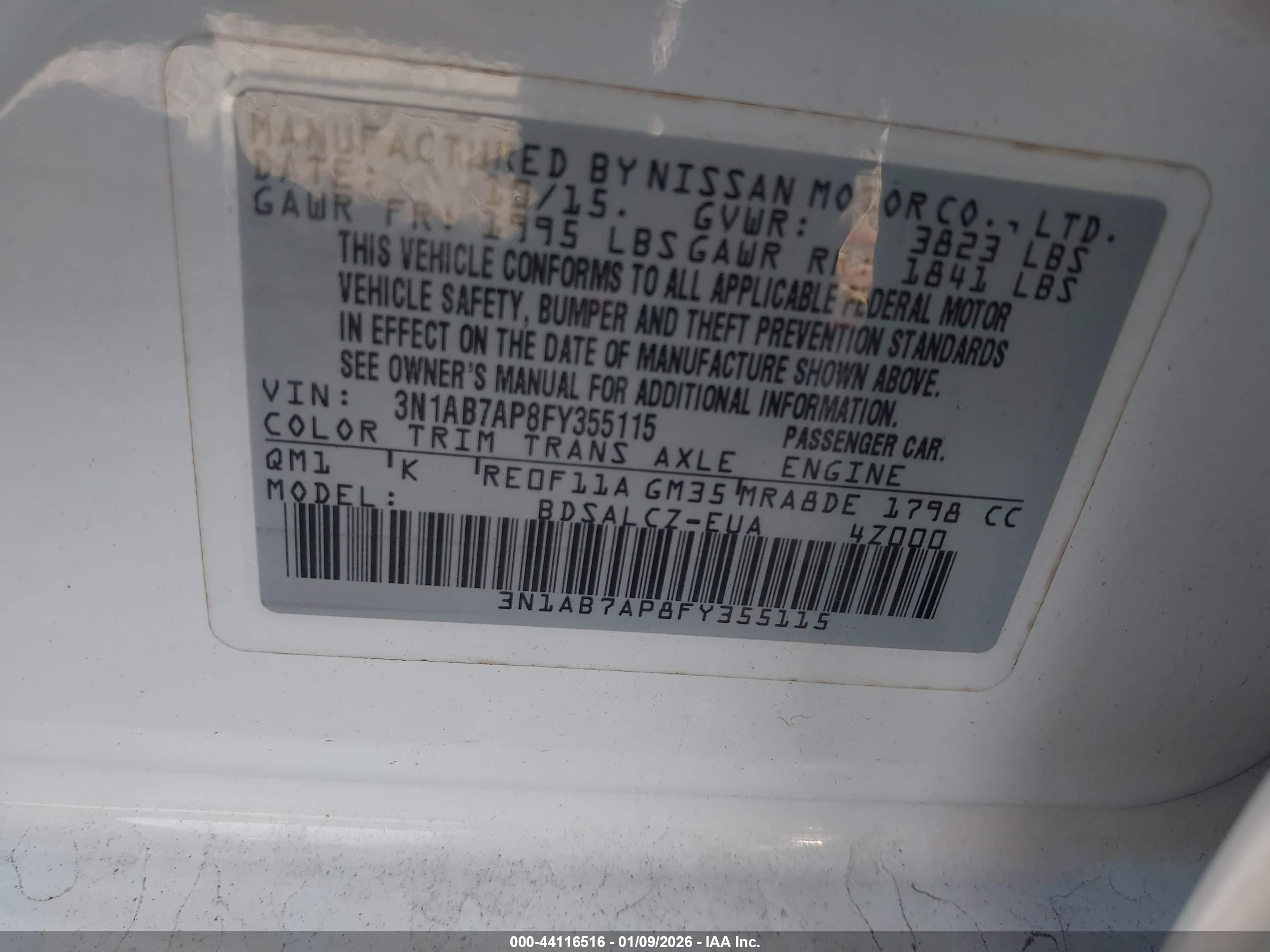 NISSAN SENTRA image 9