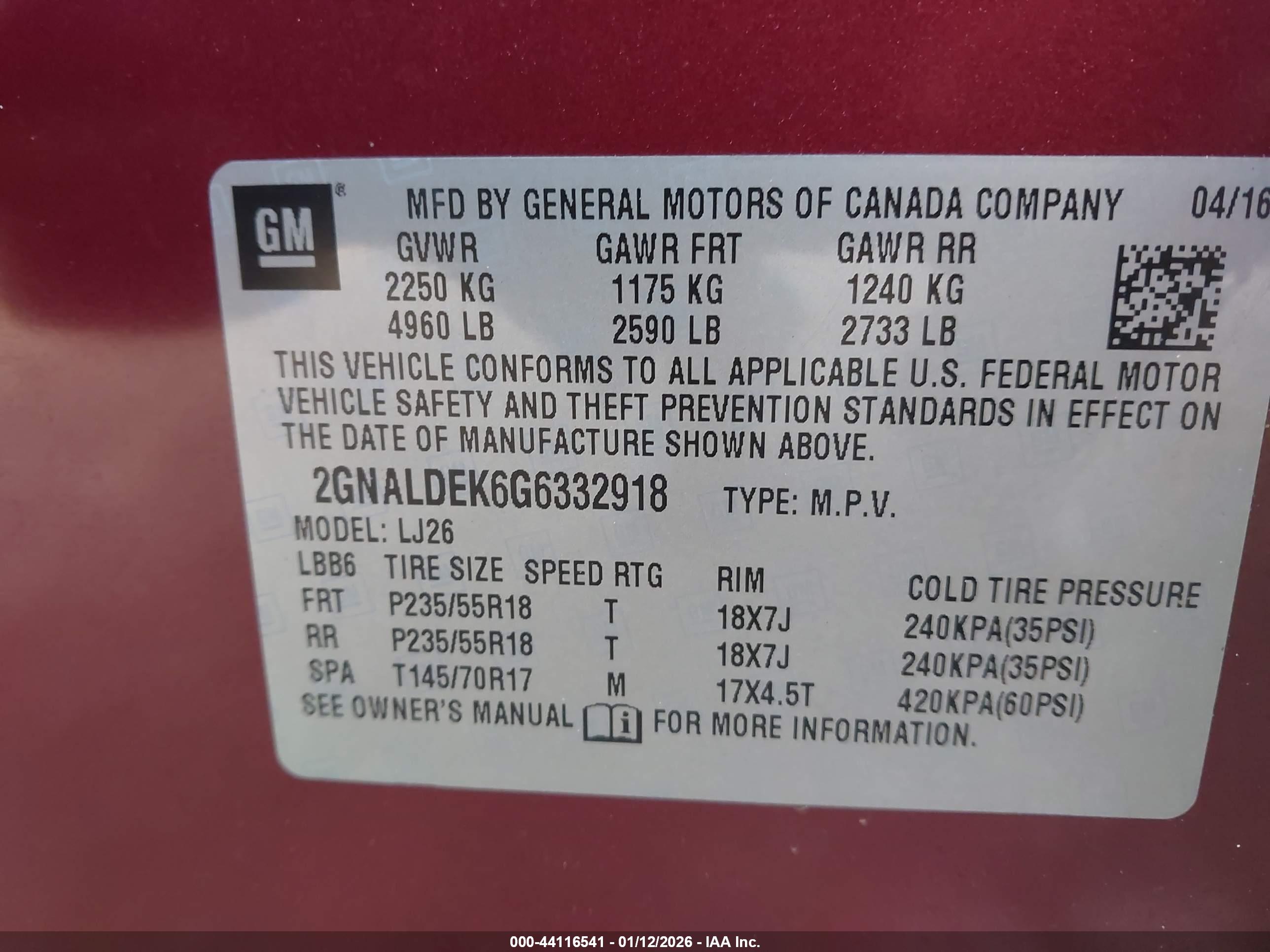 CHEVROLET EQUINOX image 9