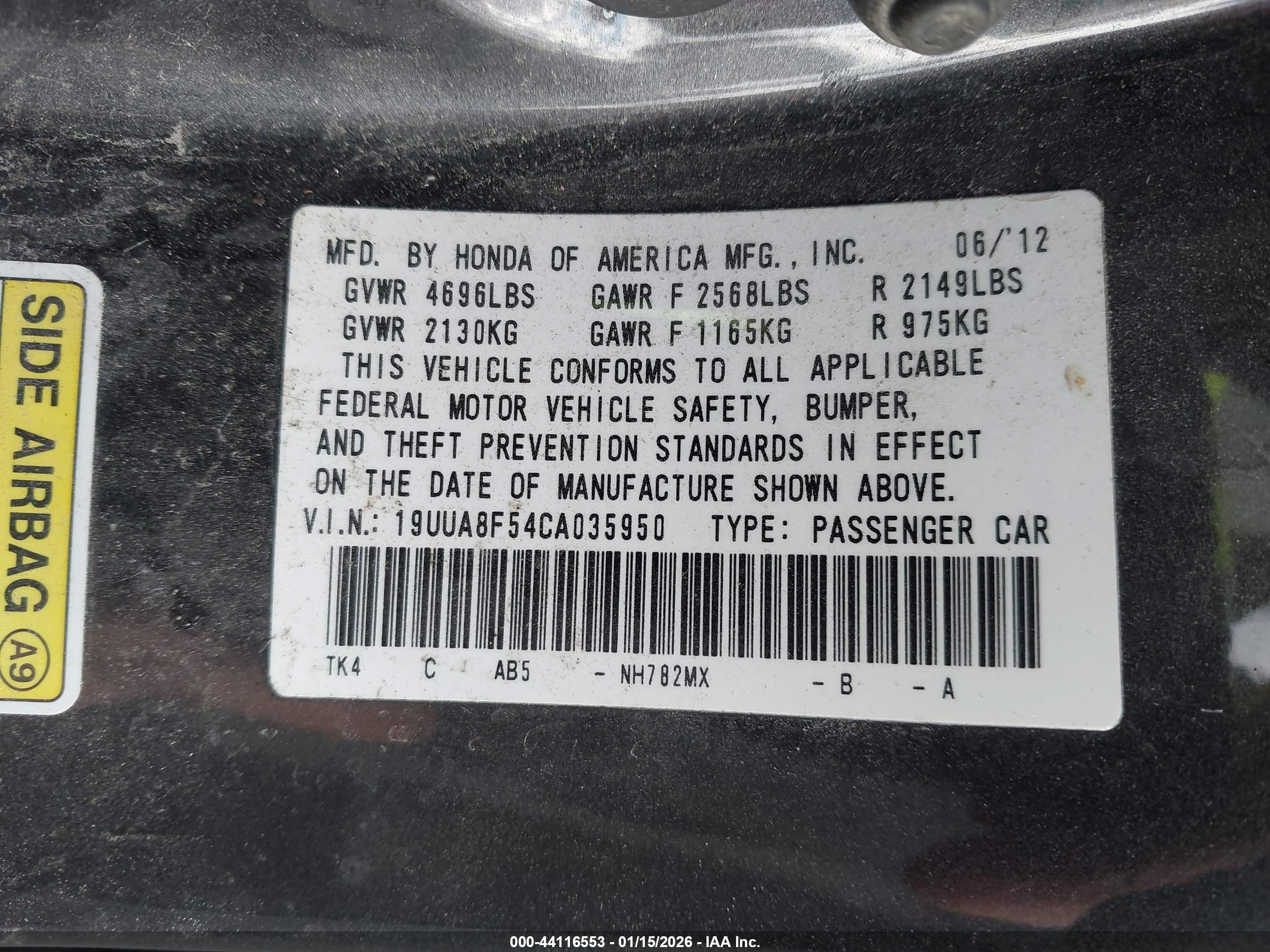 ACURA TL image 9