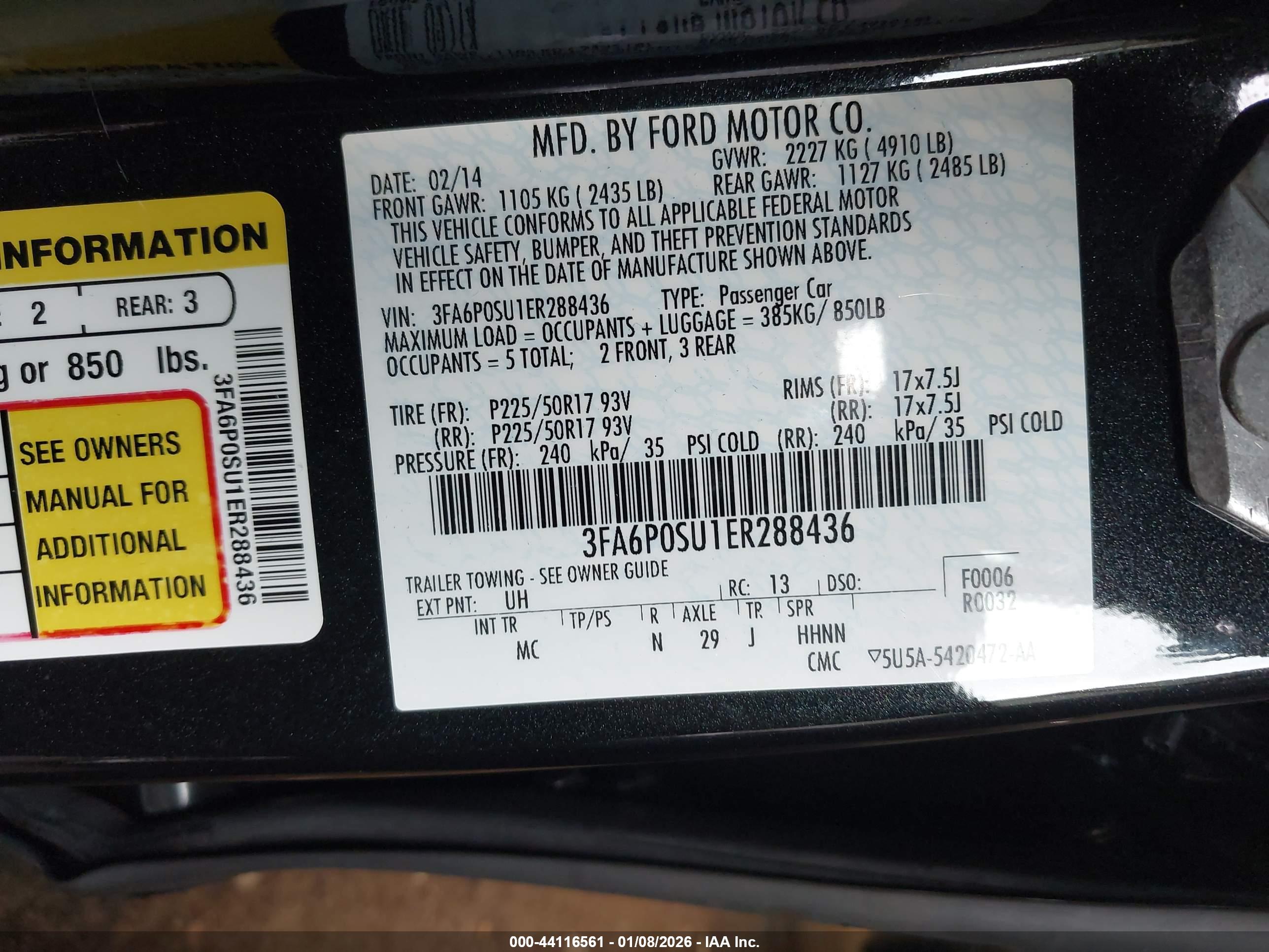 FORD FUSION image 9