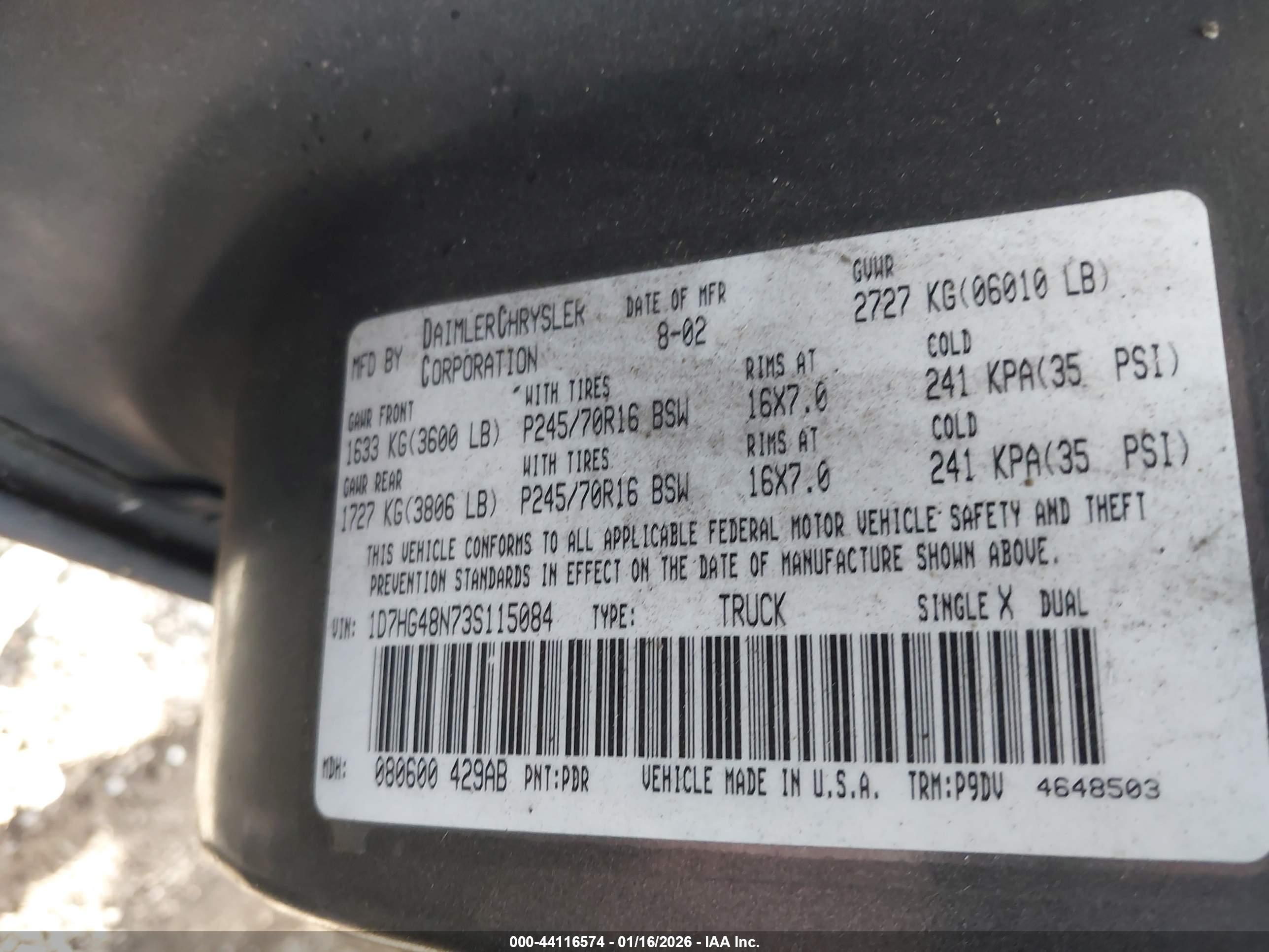 DODGE DAKOTA image 9