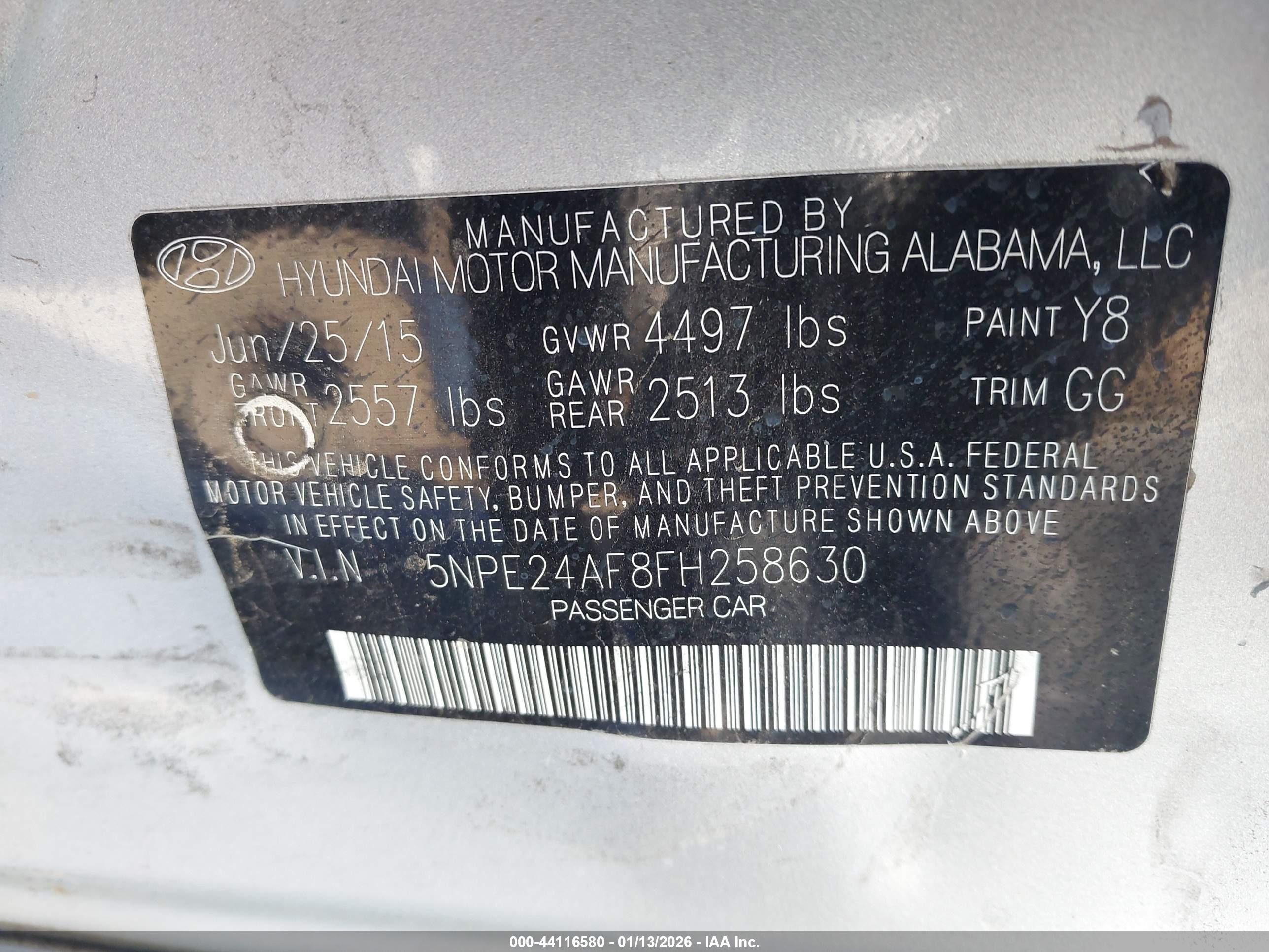HYUNDAI SONATA image 9