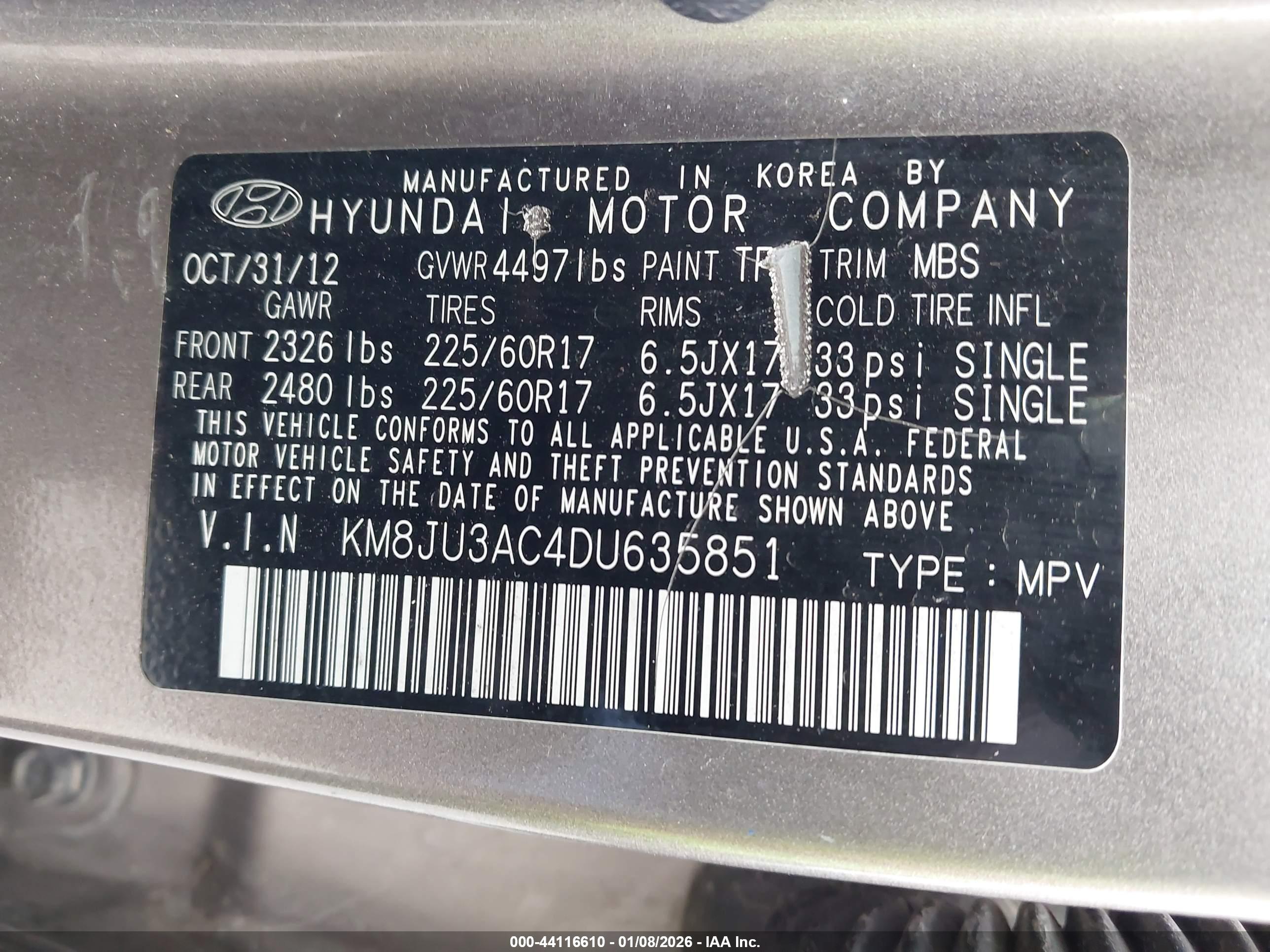 HYUNDAI TUCSON image 9