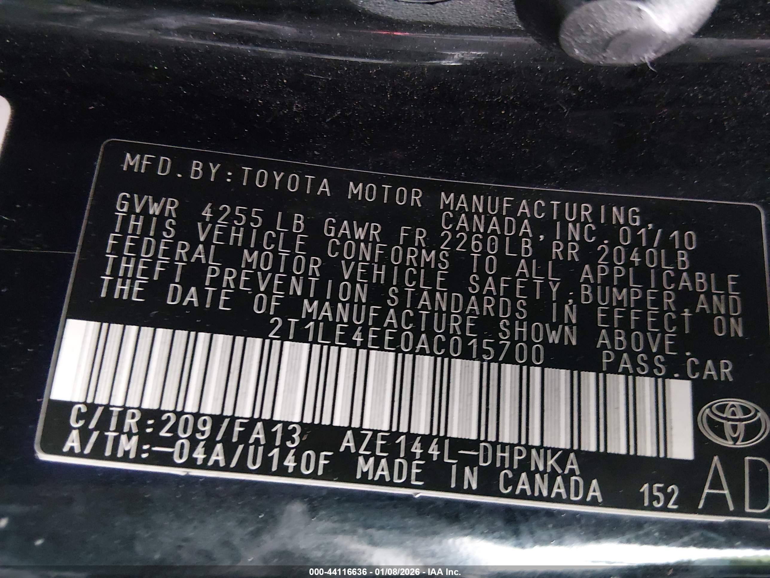 TOYOTA MATRIX image 9