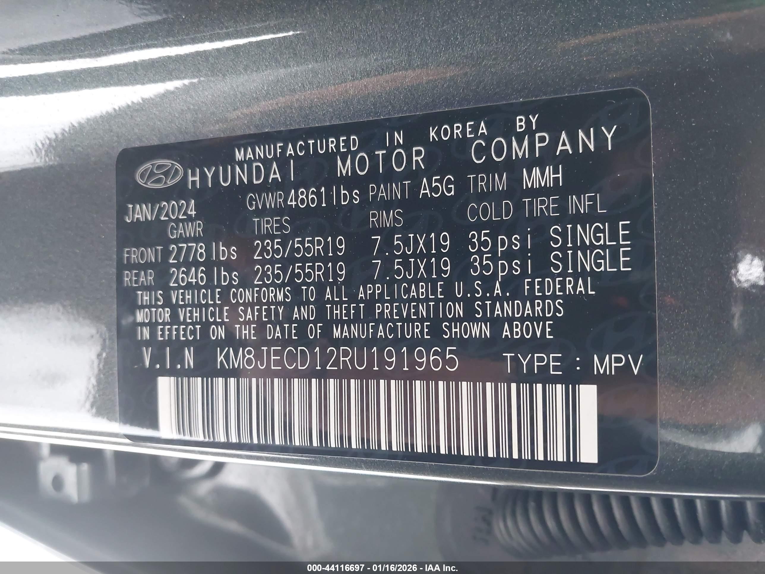 HYUNDAI TUCSON image 9