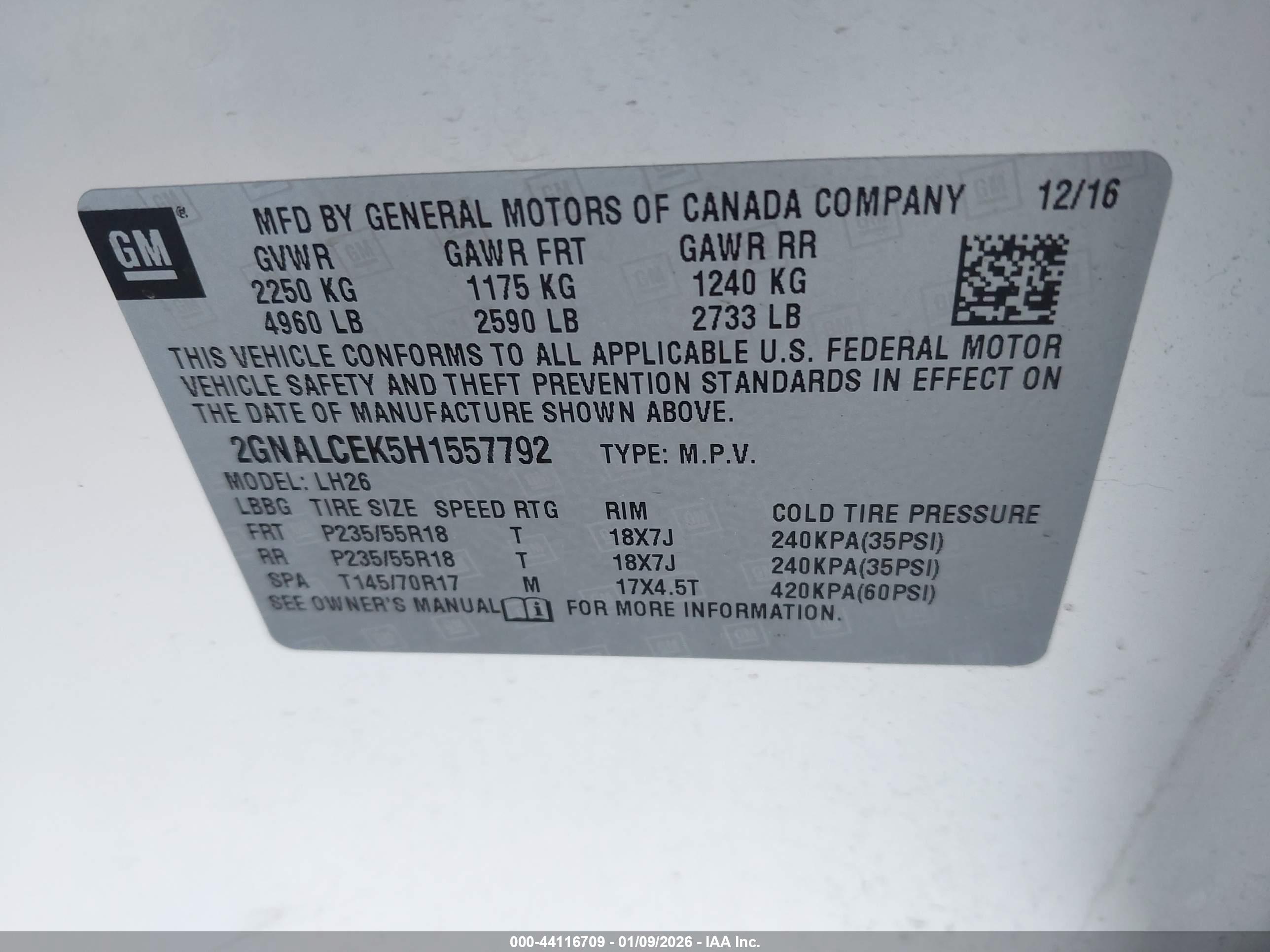 CHEVROLET EQUINOX image 9