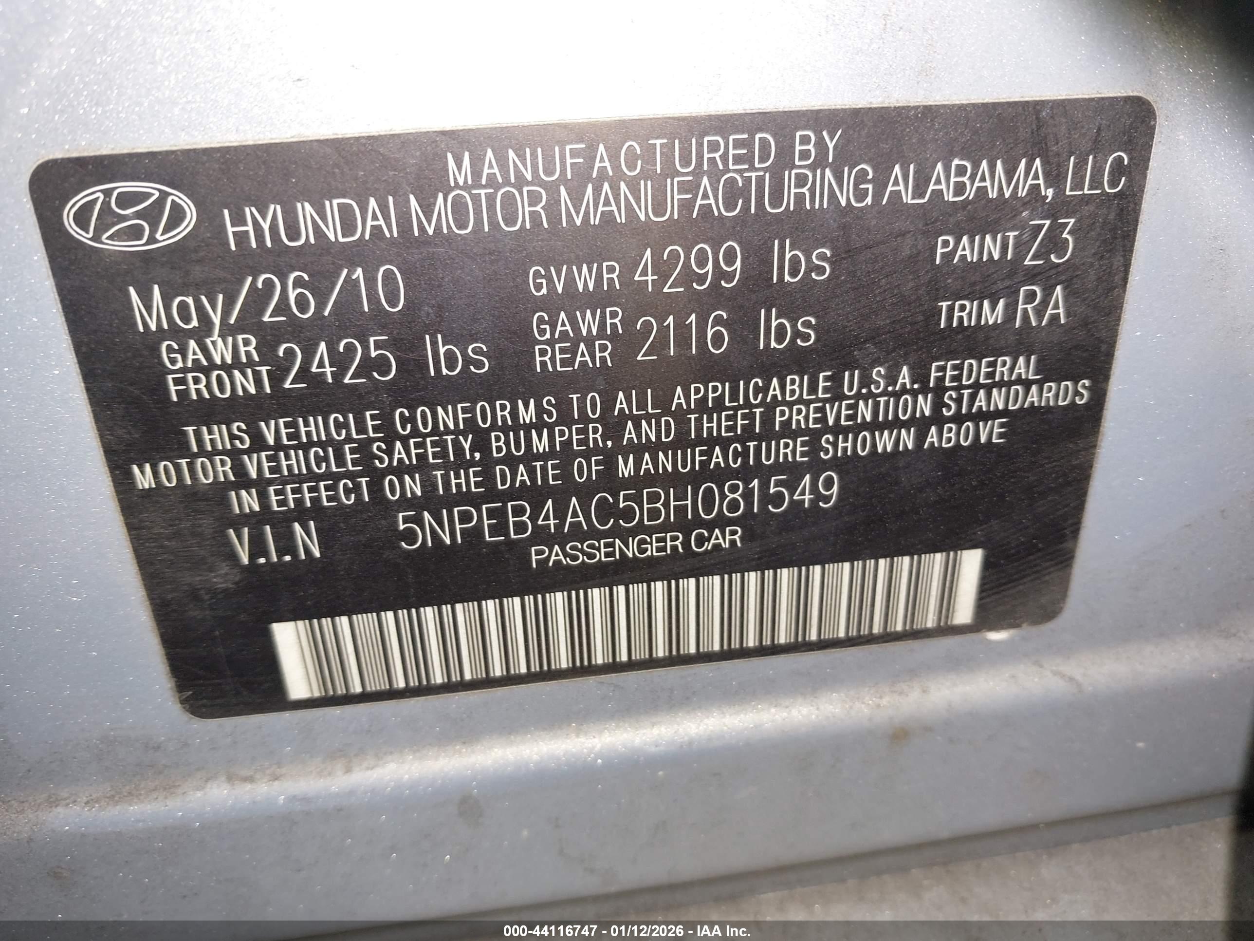 HYUNDAI SONATA image 9