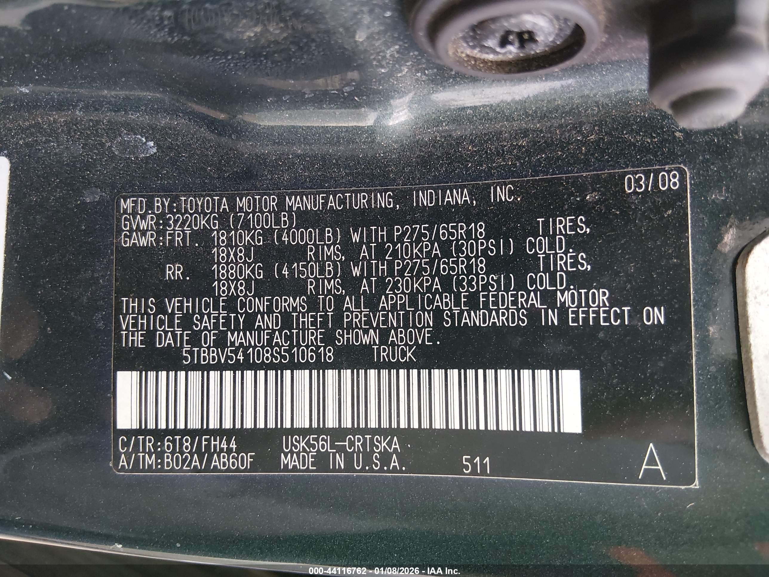 TOYOTA TUNDRA image 9