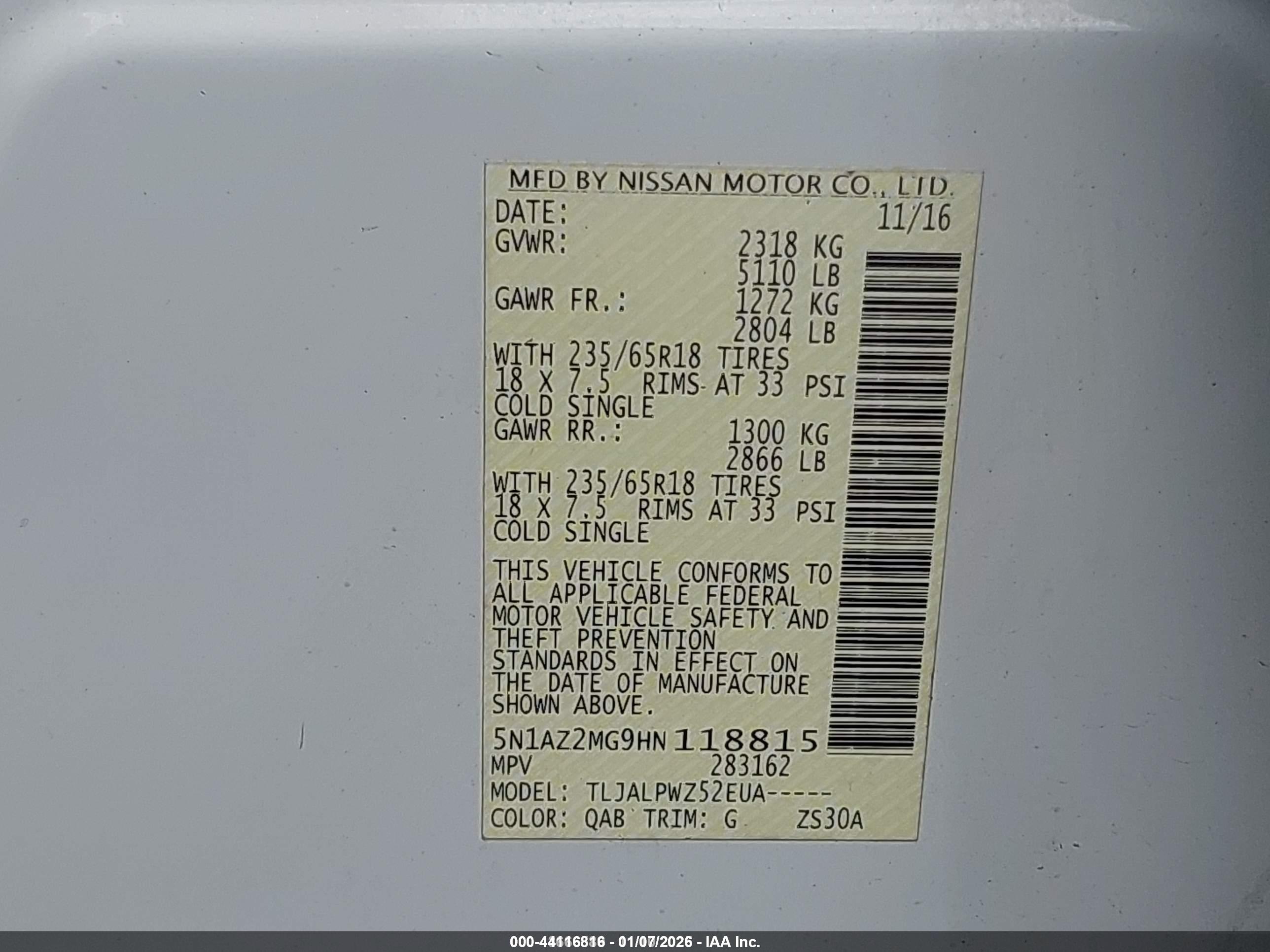 NISSAN MURANO image 9