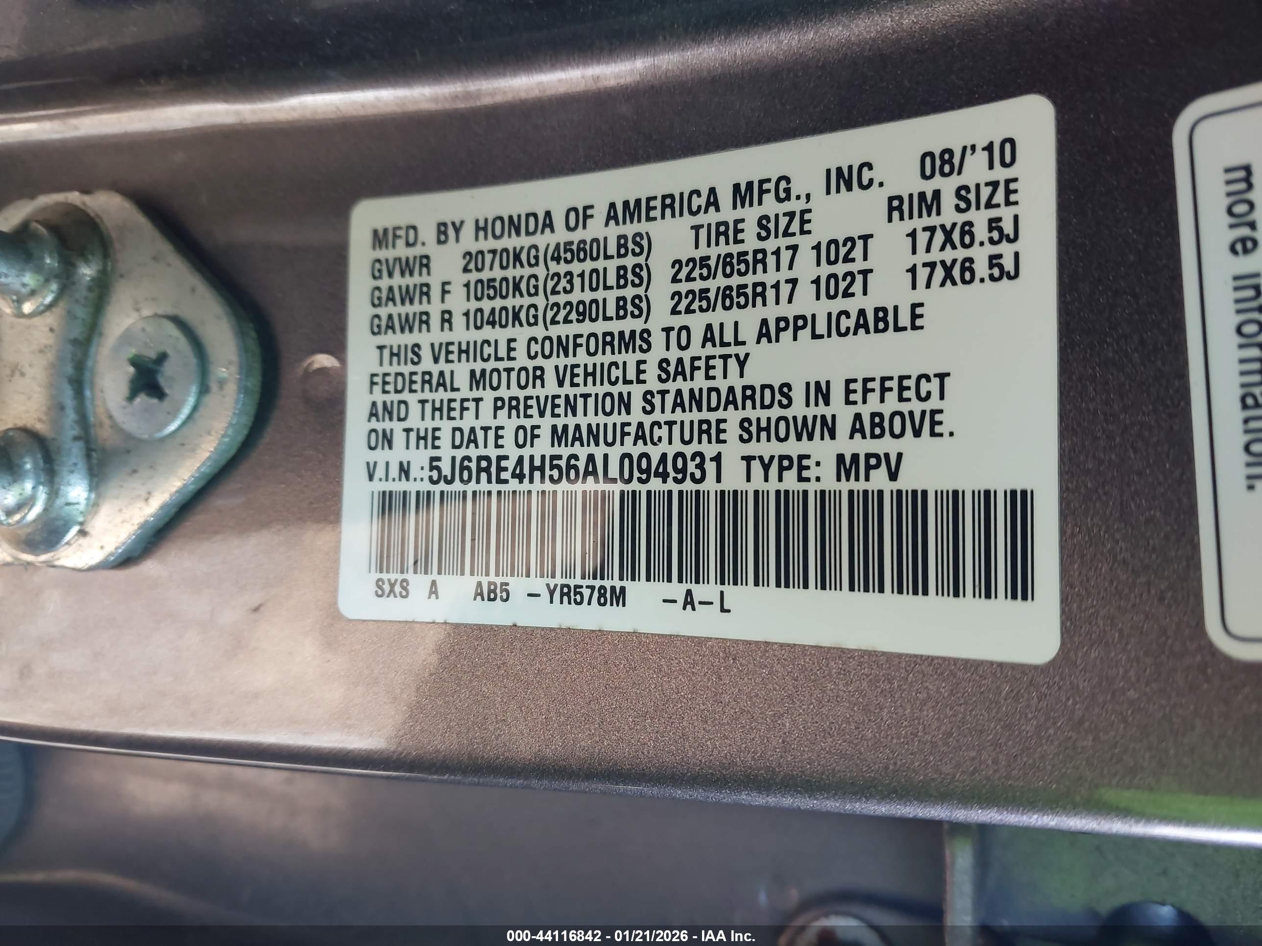 HONDA CR-V image 9