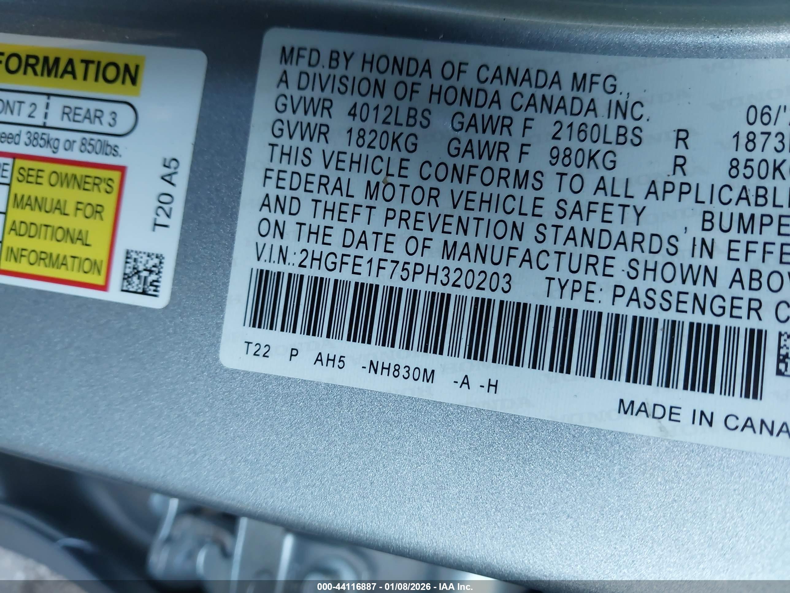 HONDA CIVIC image 9