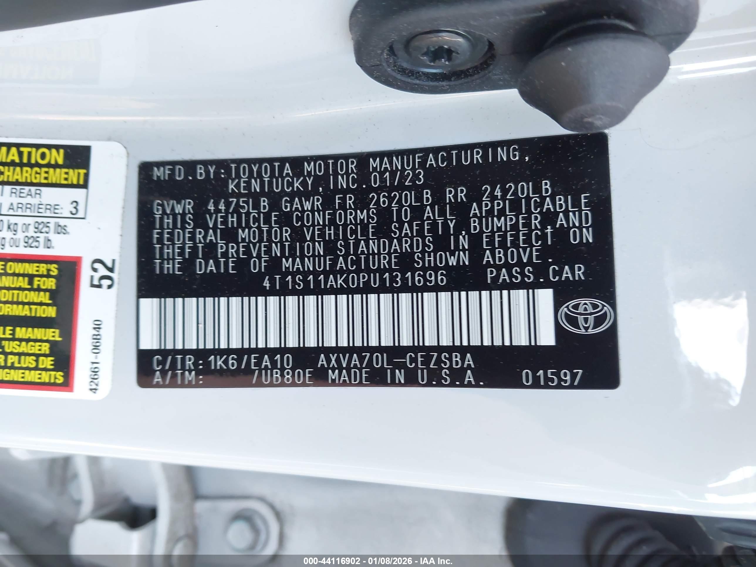TOYOTA CAMRY image 9