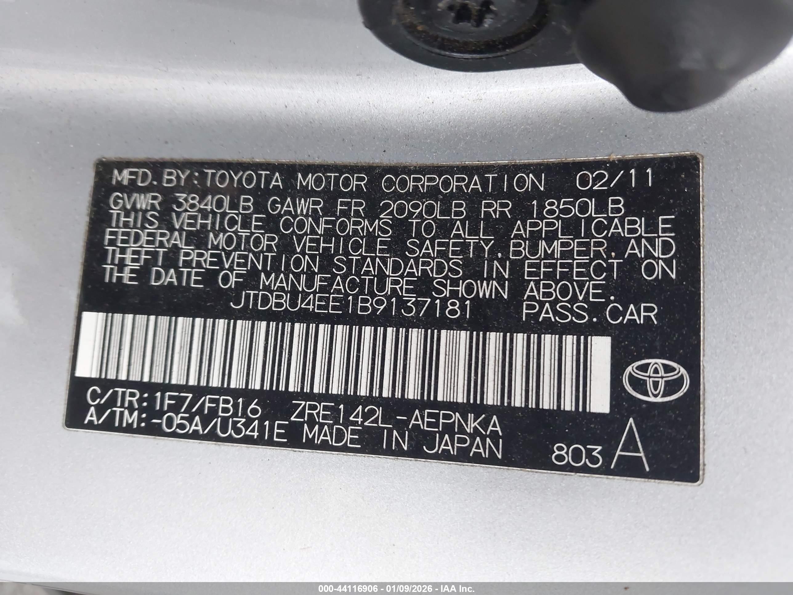 TOYOTA COROLLA image 9