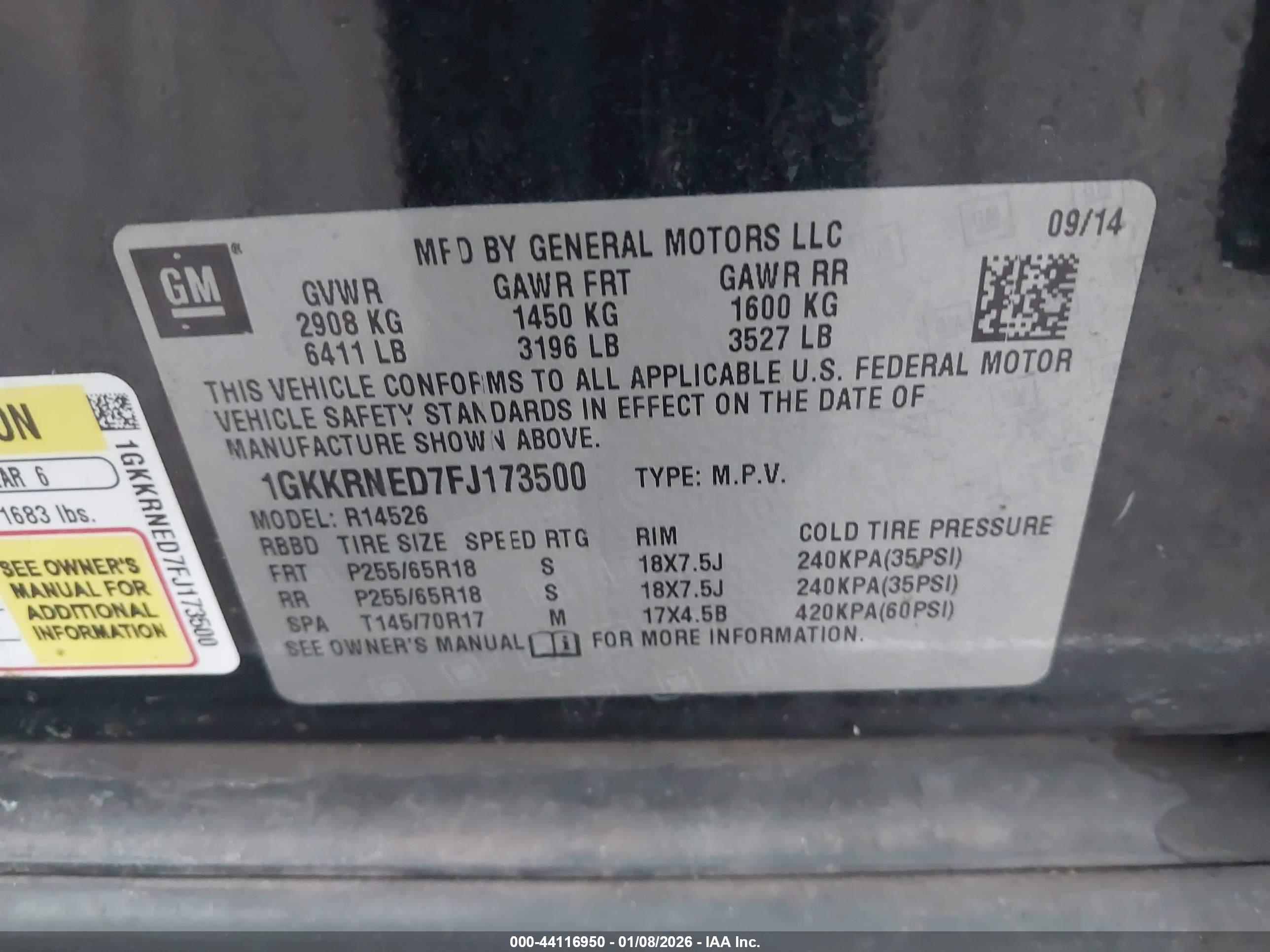 GMC ACADIA image 9