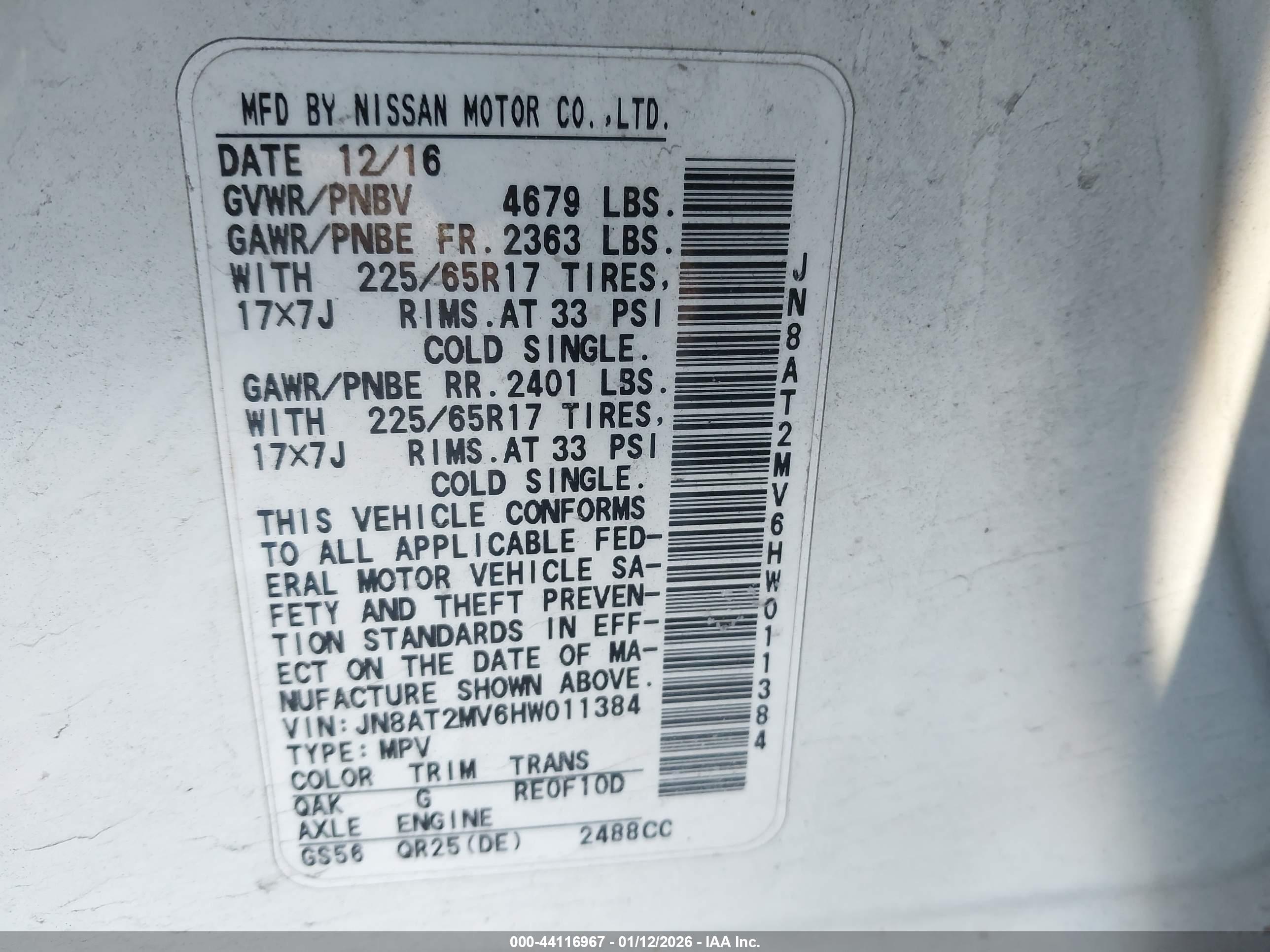 NISSAN ROGUE image 9