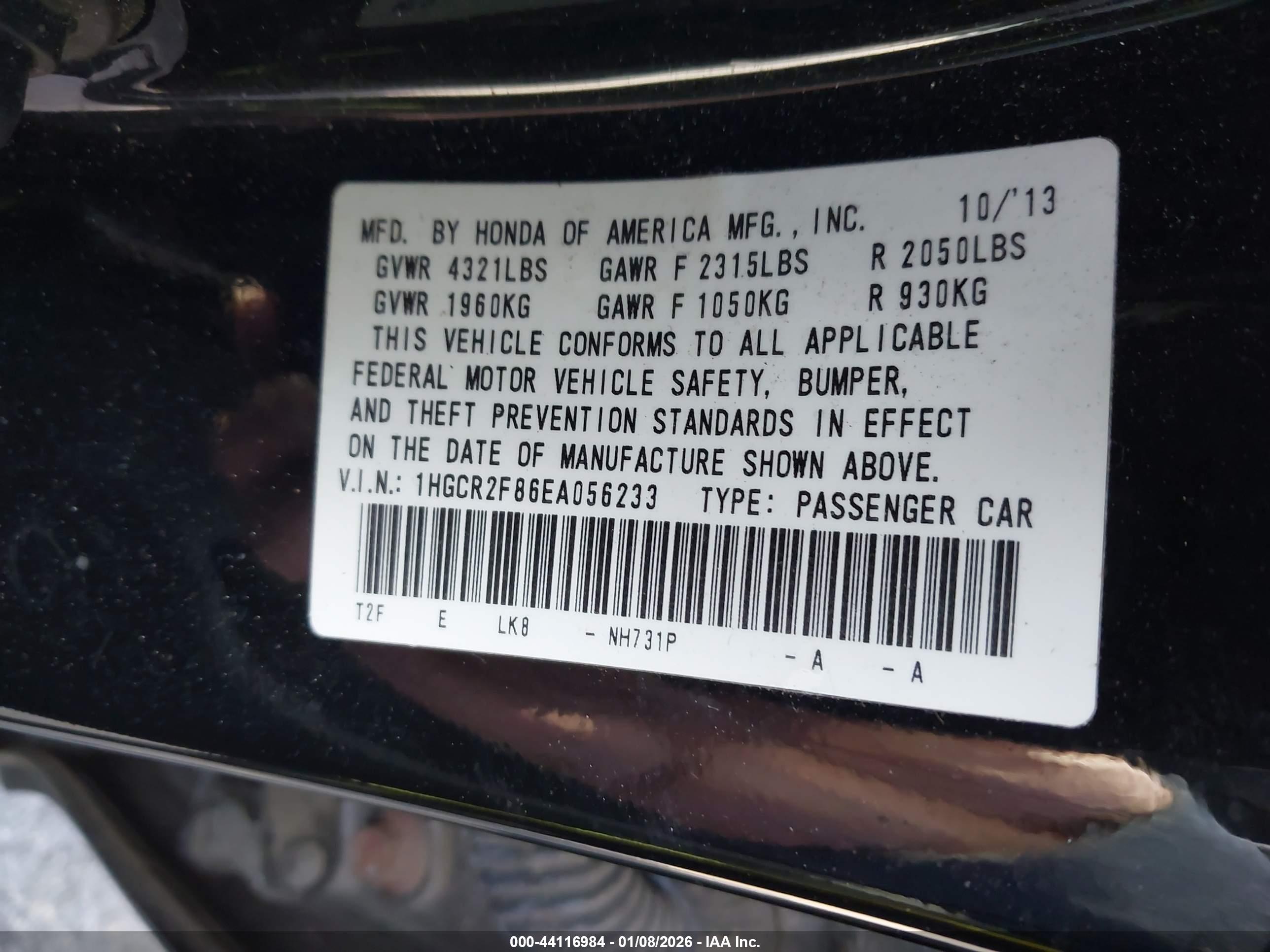 HONDA ACCORD image 9