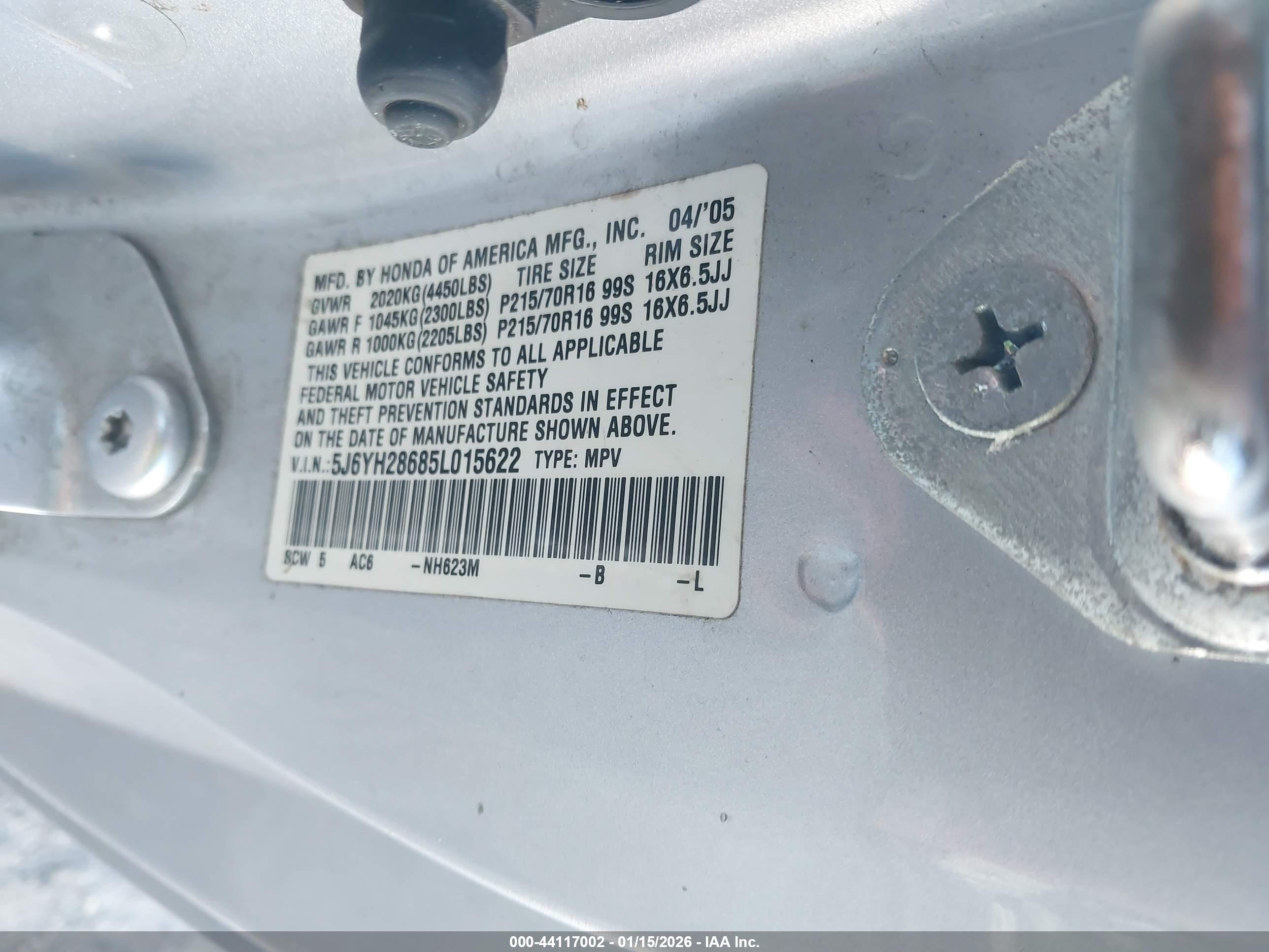 HONDA ELEMENT image 9
