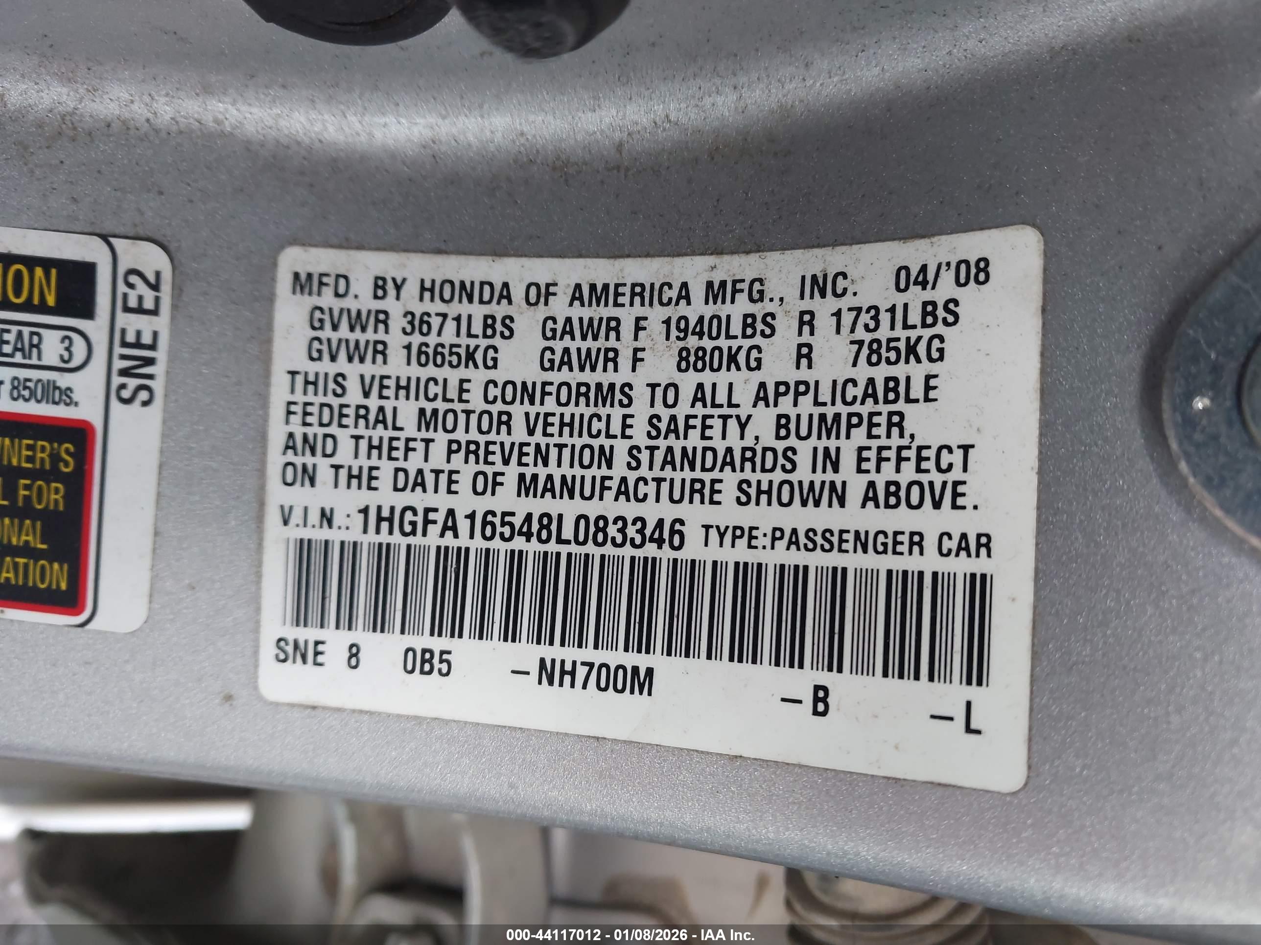 HONDA CIVIC image 9