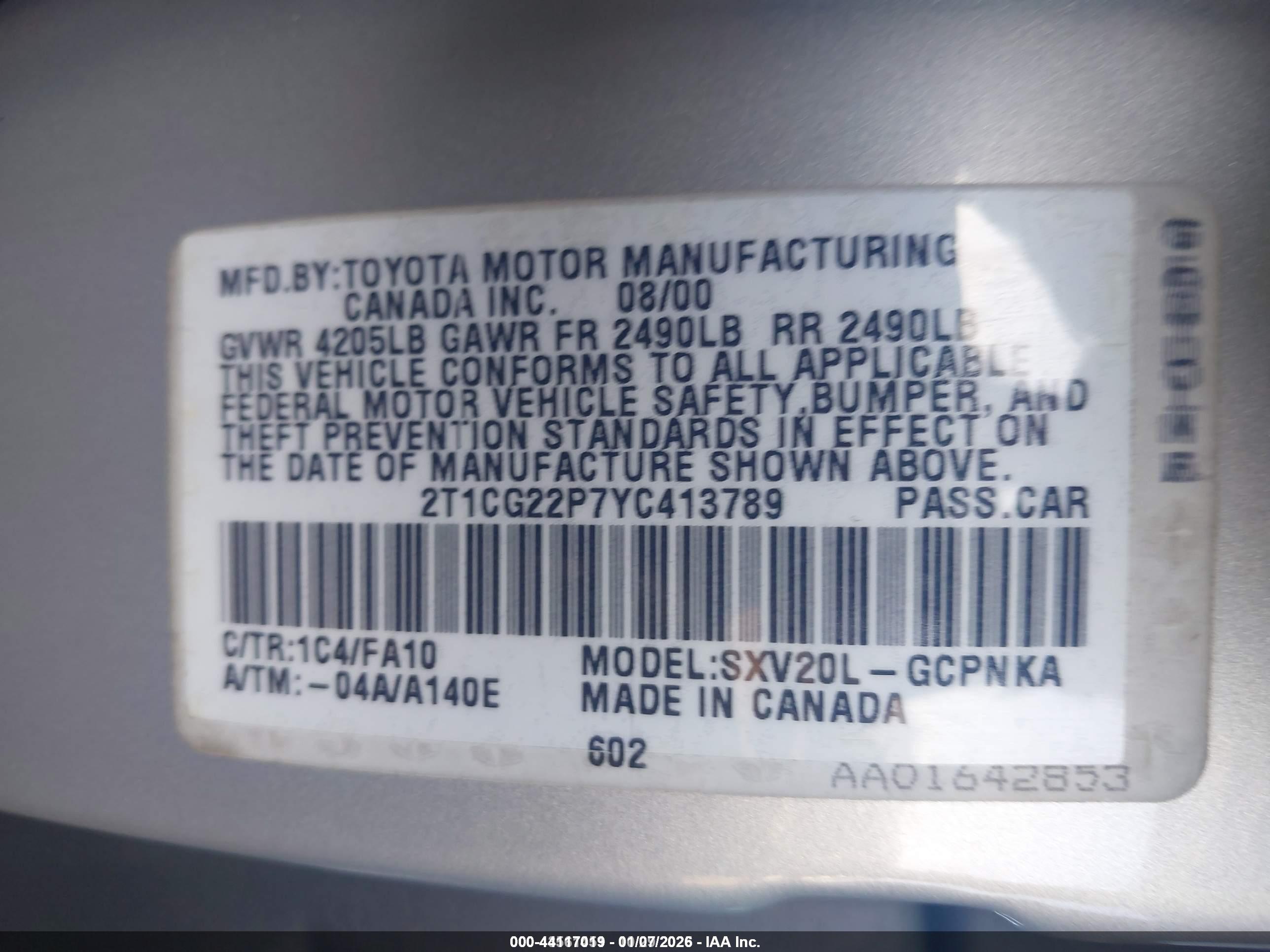 TOYOTA CAMRY image 9