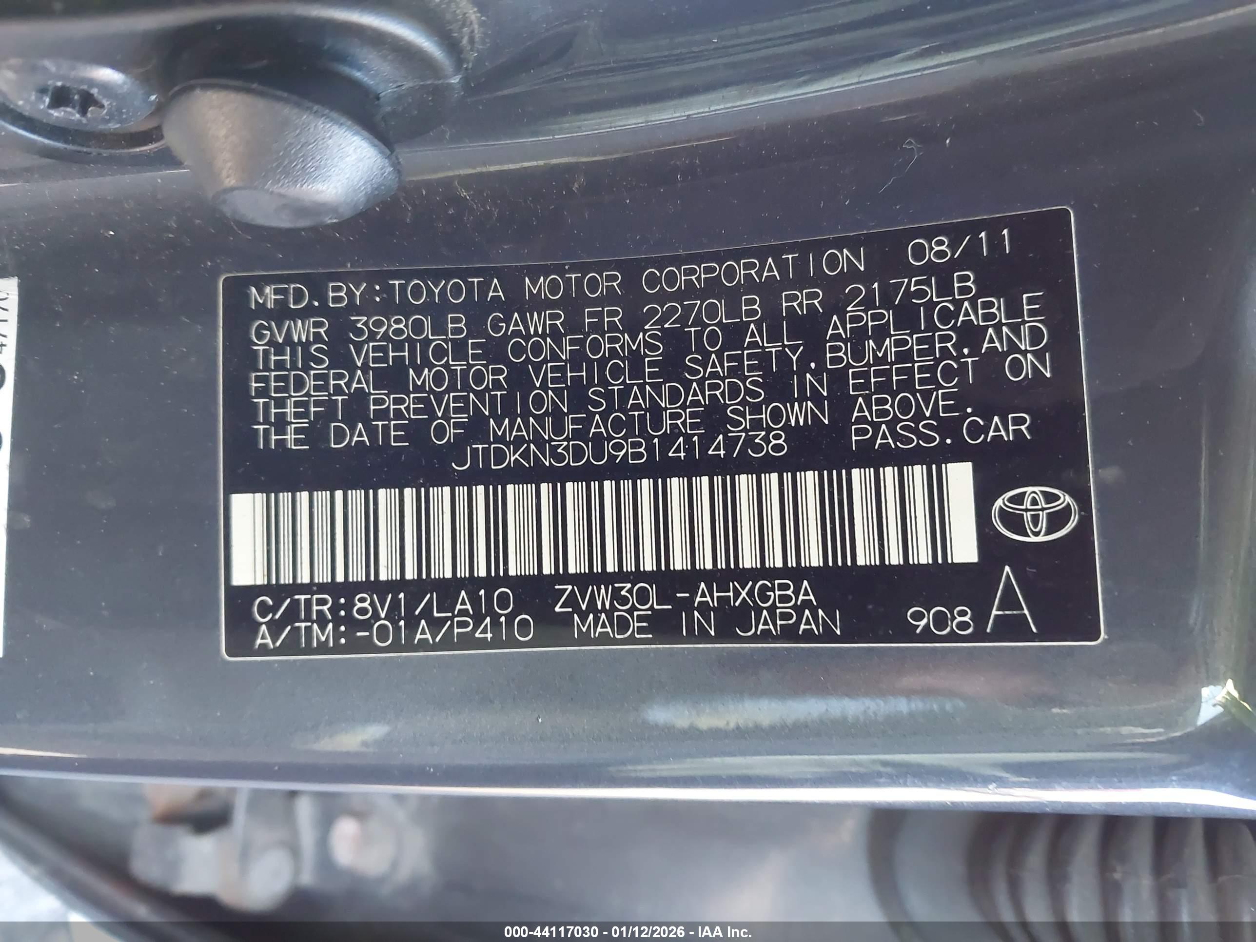 TOYOTA PRIUS image 9