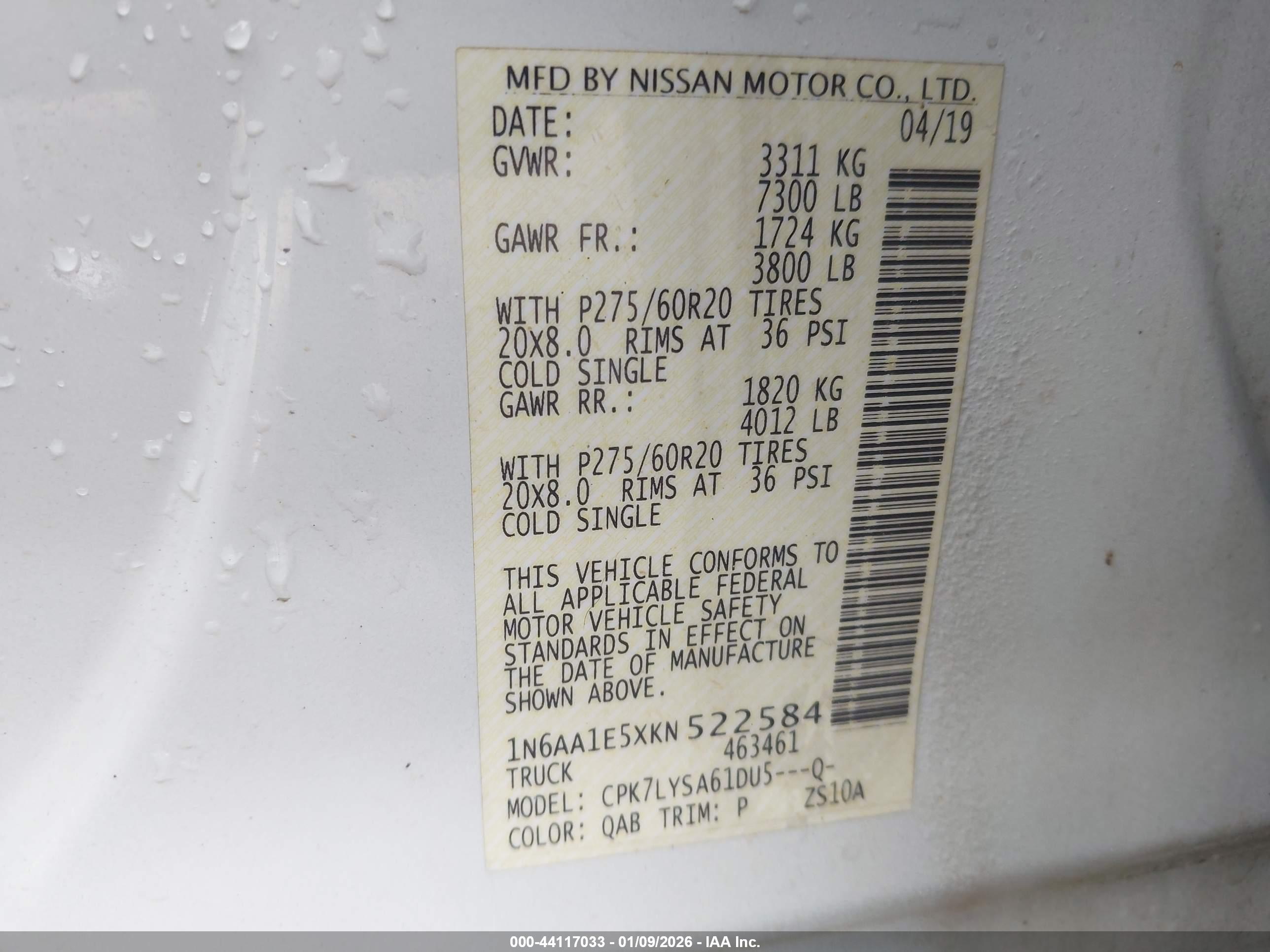 NISSAN TITAN image 9
