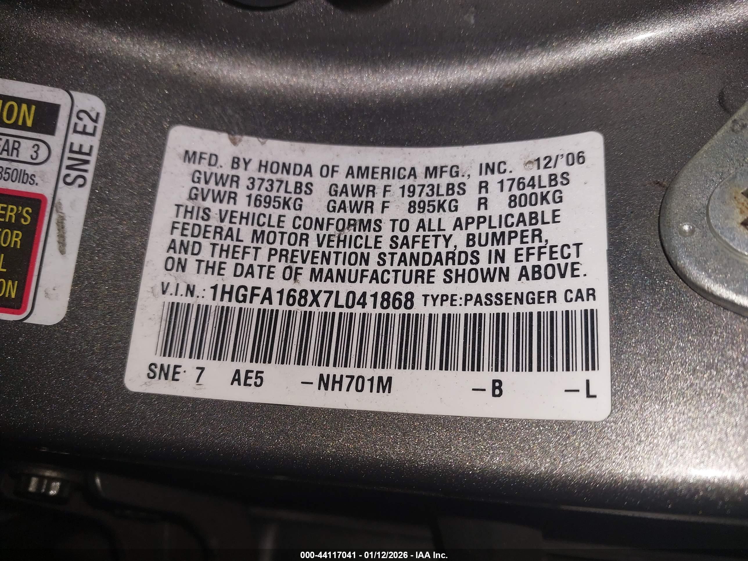 HONDA CIVIC image 9