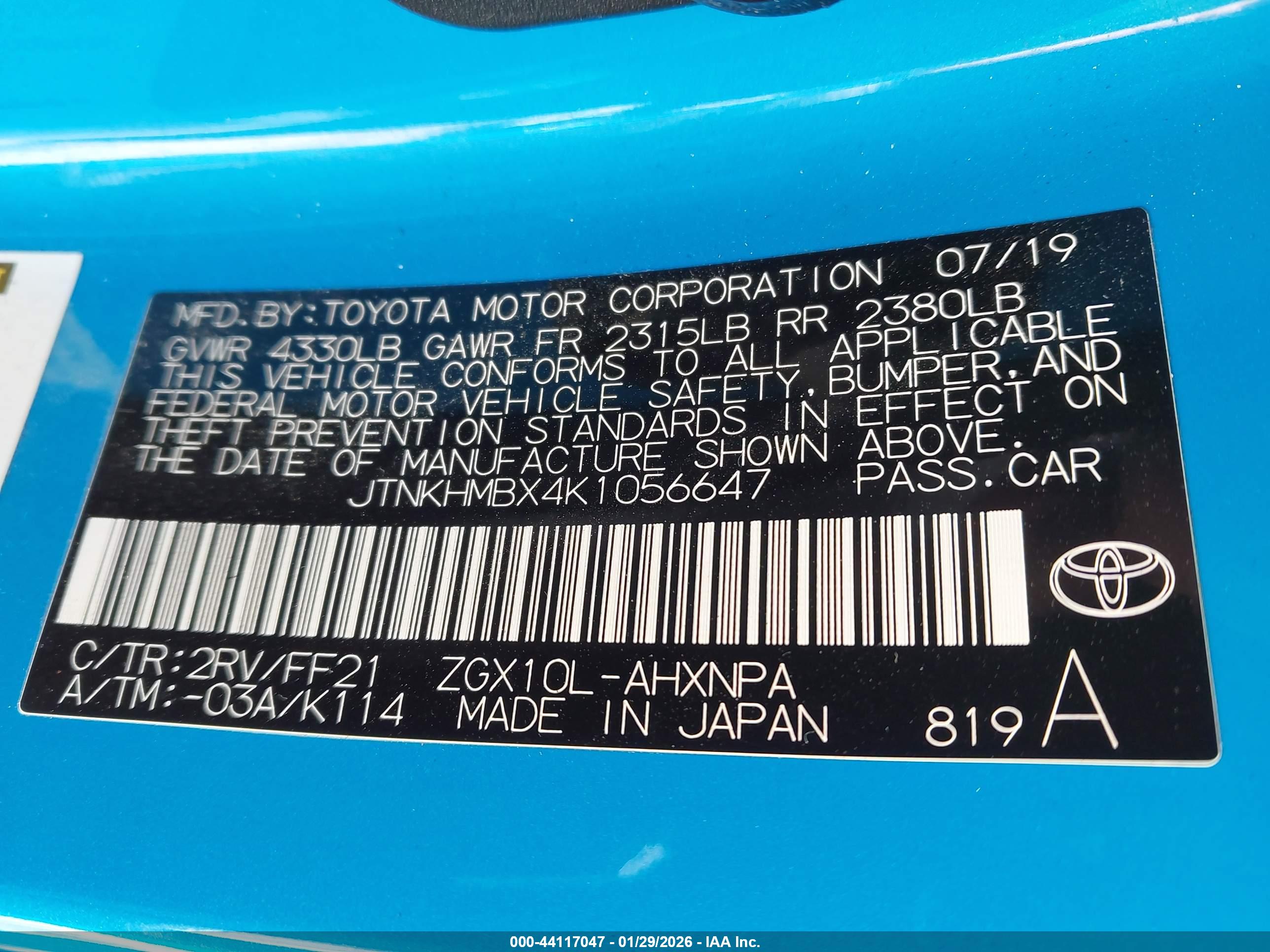 TOYOTA C-HR image 9