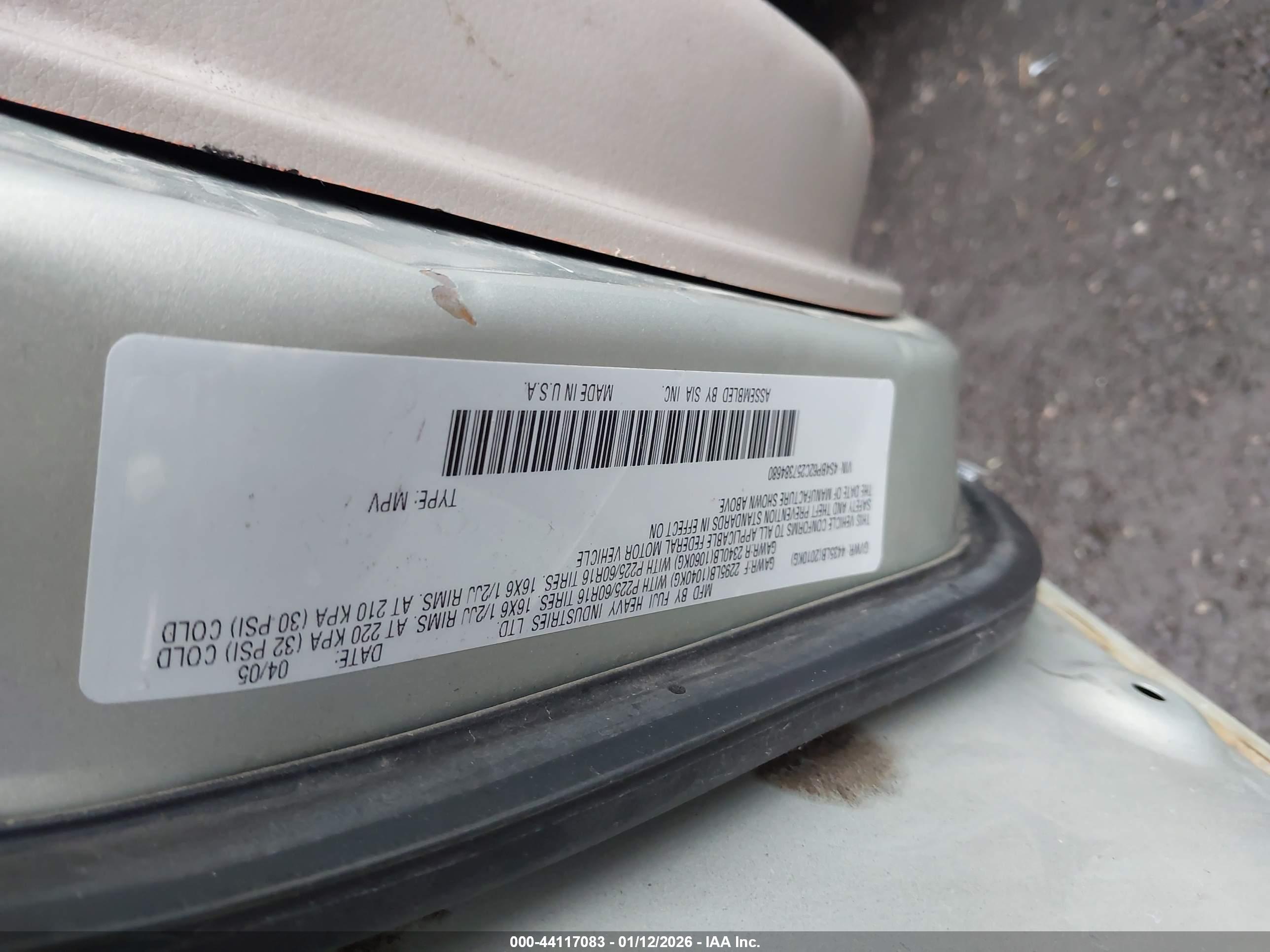 SUBARU OUTBACK image 9