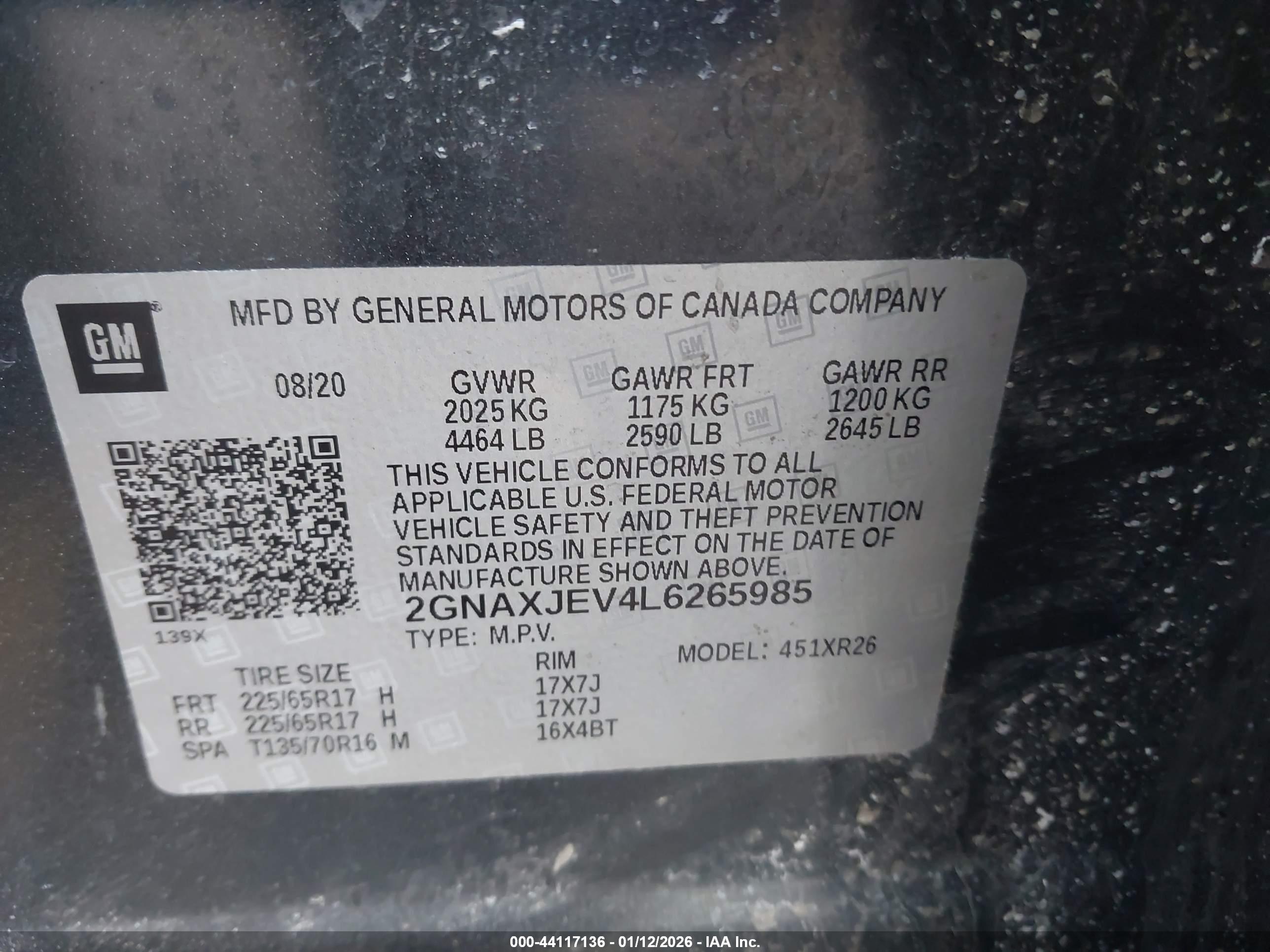 CHEVROLET EQUINOX image 9